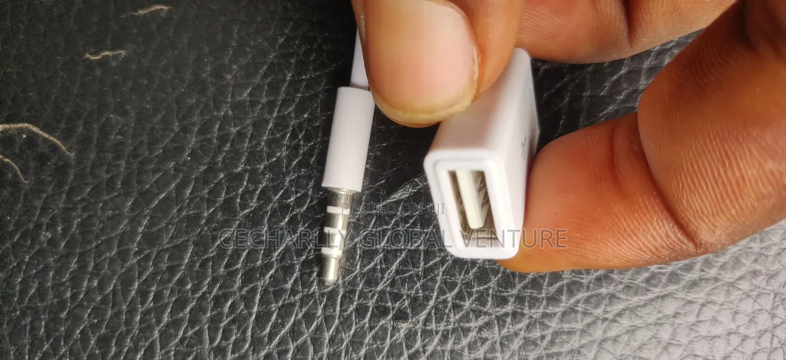 Aux 3.5m Port to Usb Female