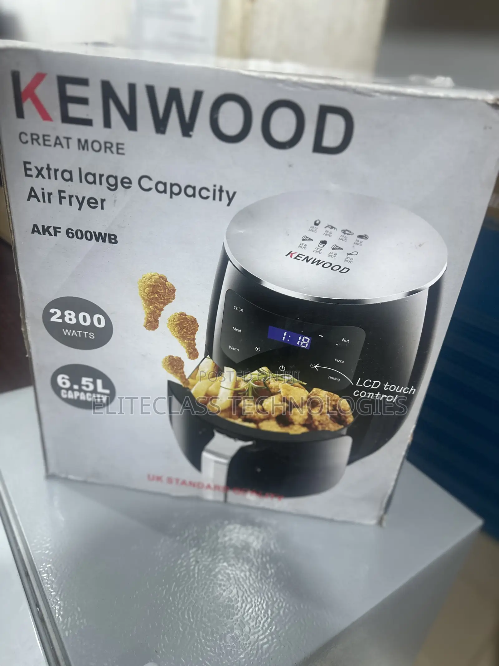 Kenwood Maxheat 2800w 6.5l Air Fryer