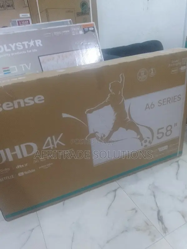 Hisense 58′′ Smart Tv – 330 Nit Bright Led Display