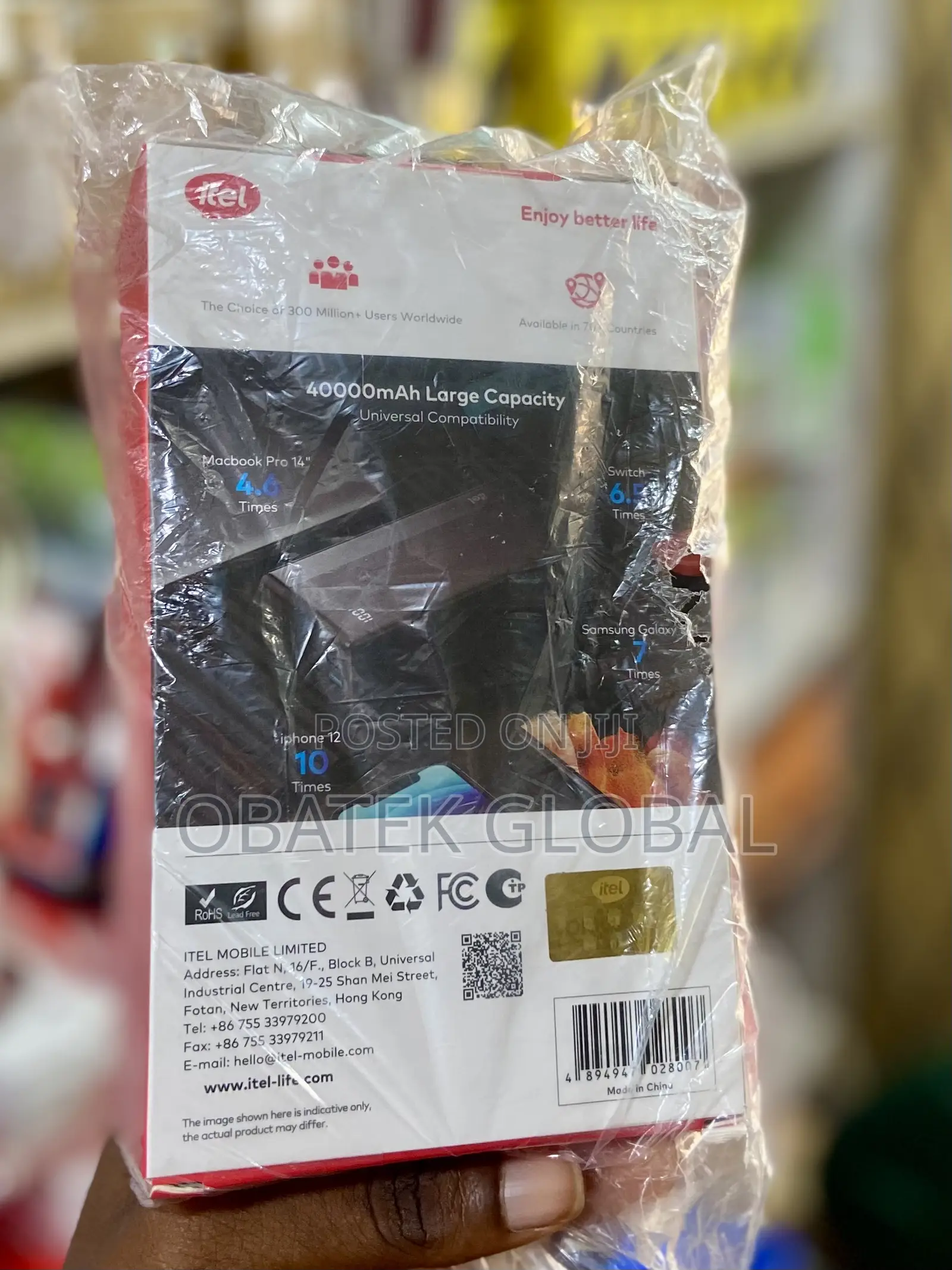 40kmah Itel Powerbank