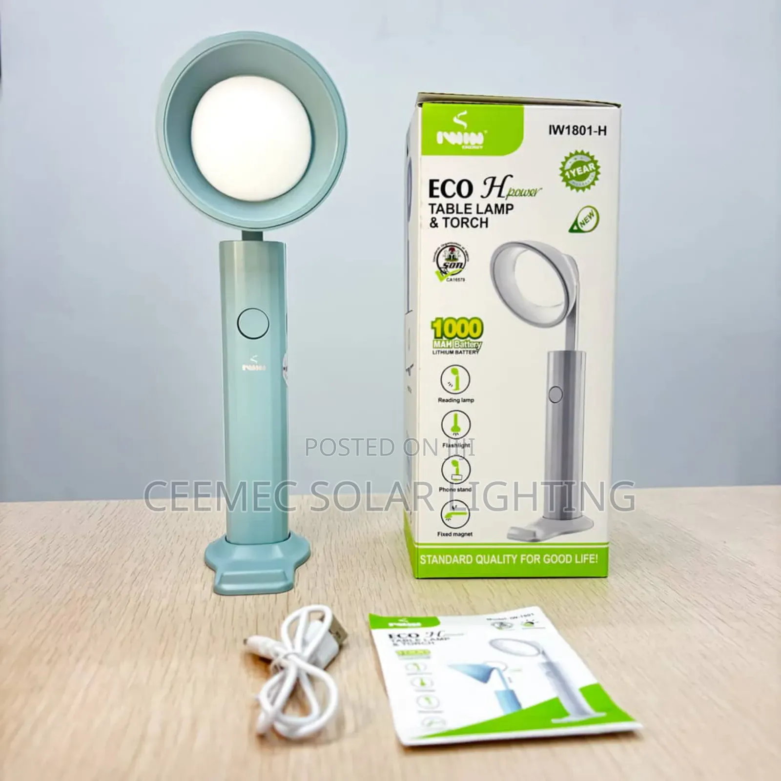 High Quality Rechargeable Reading Lamp