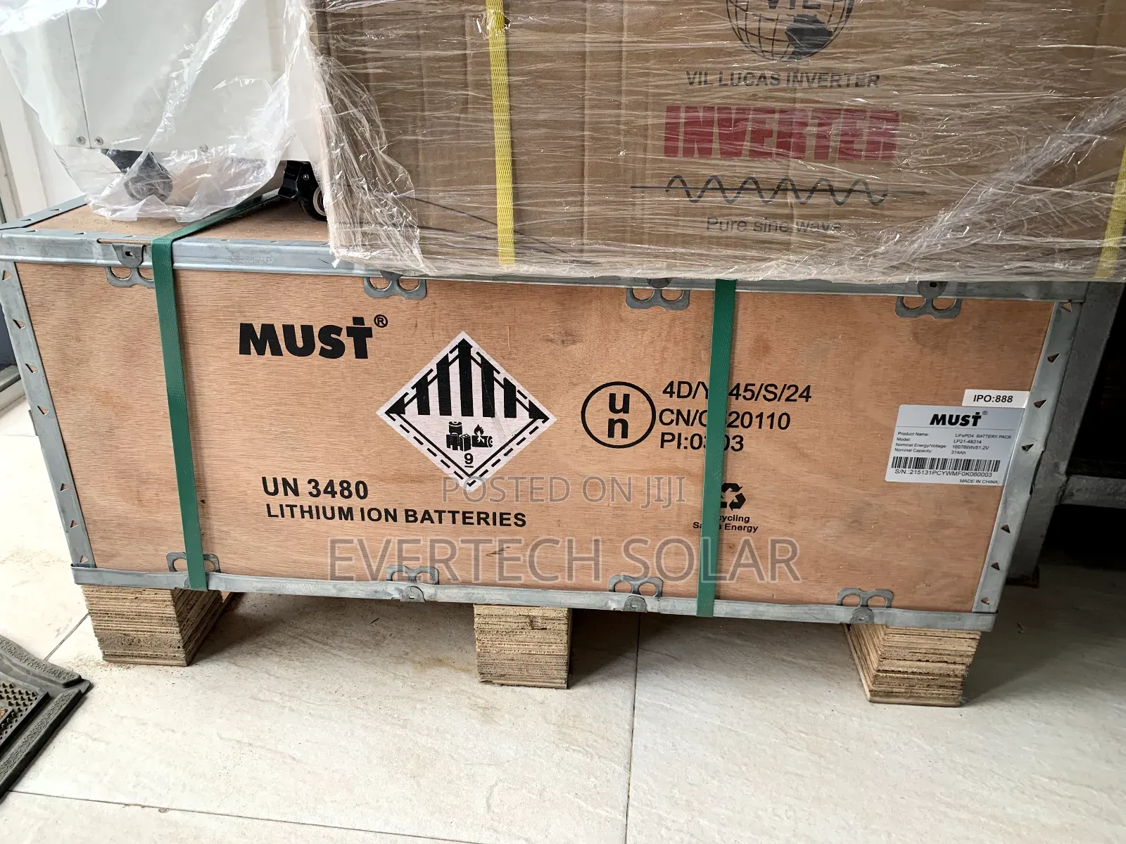 Must 10kwhs 51.2v Lithium Battery  With Higher Amhs