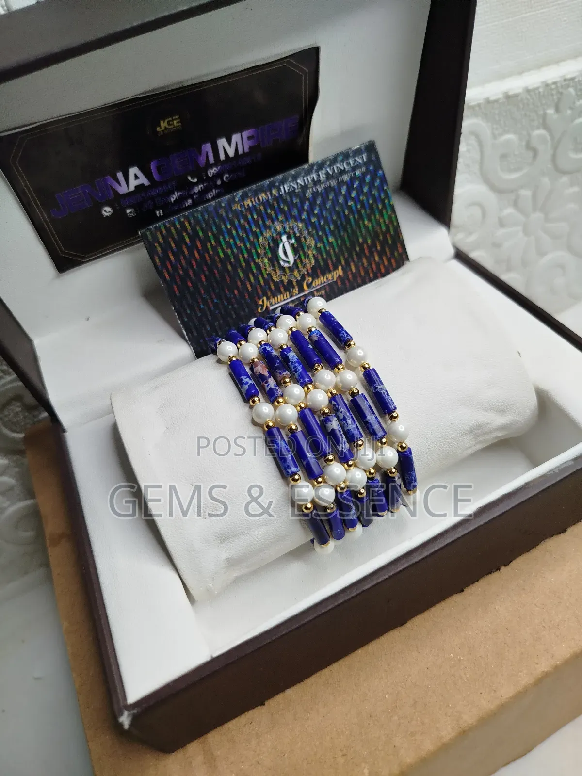 3in1 E.Lapis Bracelet Set
