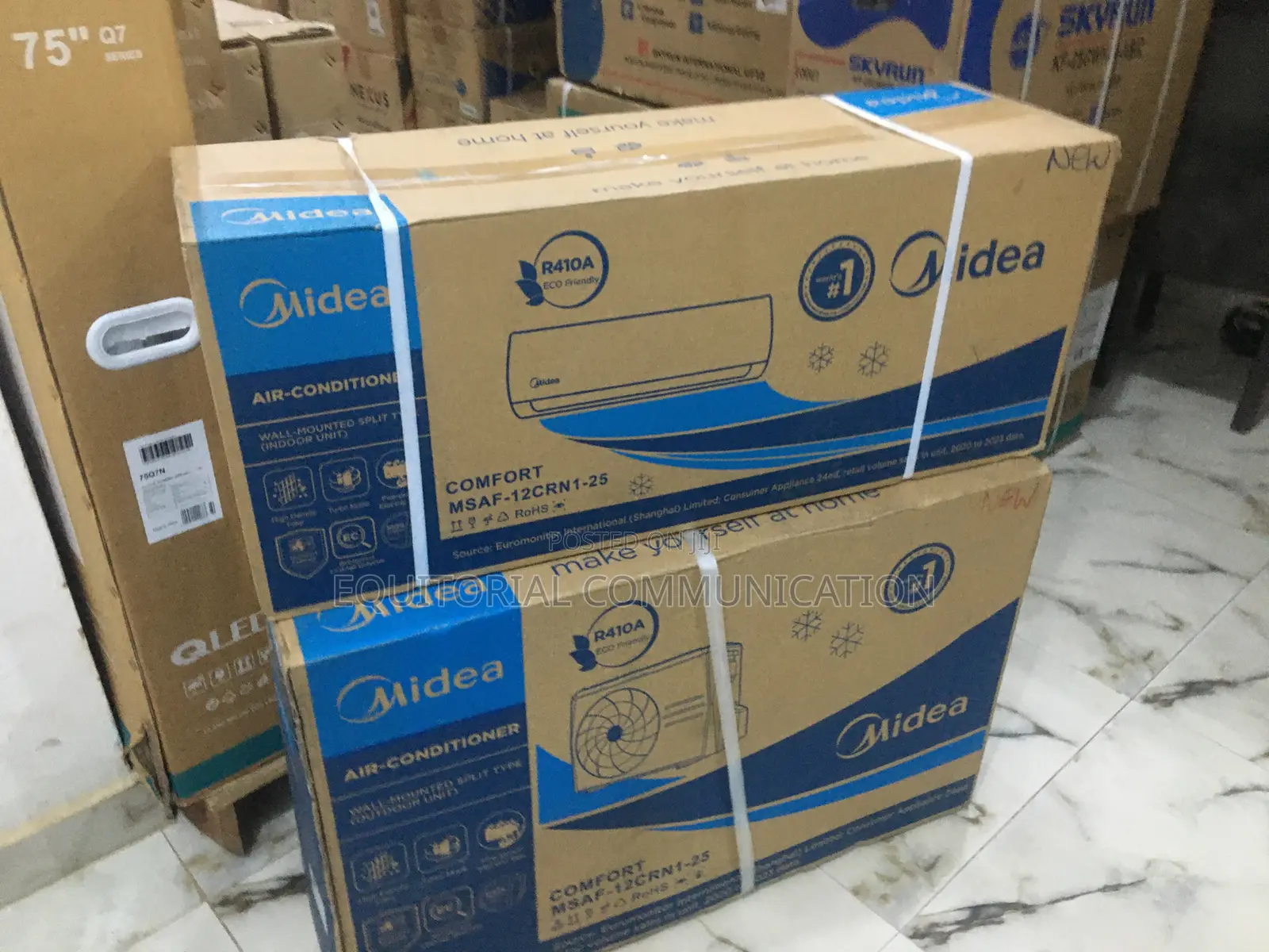 Midea Msaf-12crn1-25 Ac – Durable Copper Condenser Golden