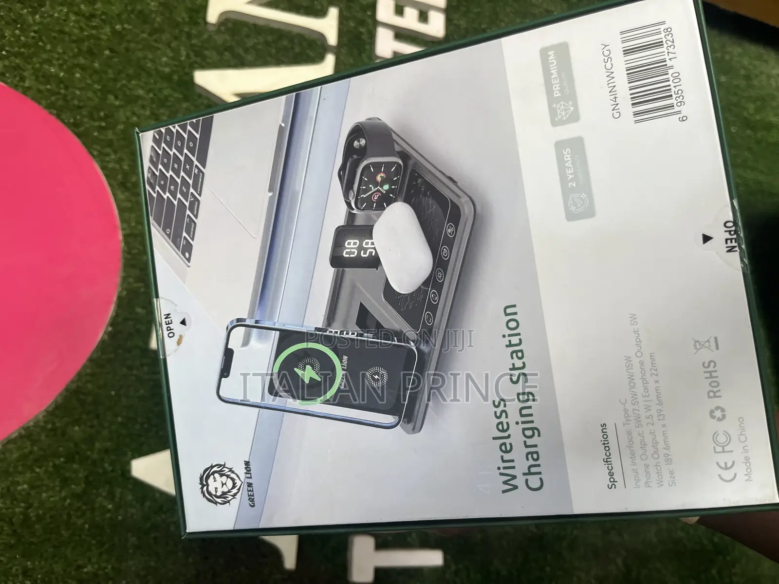 Green Lion Wireless Charging System.