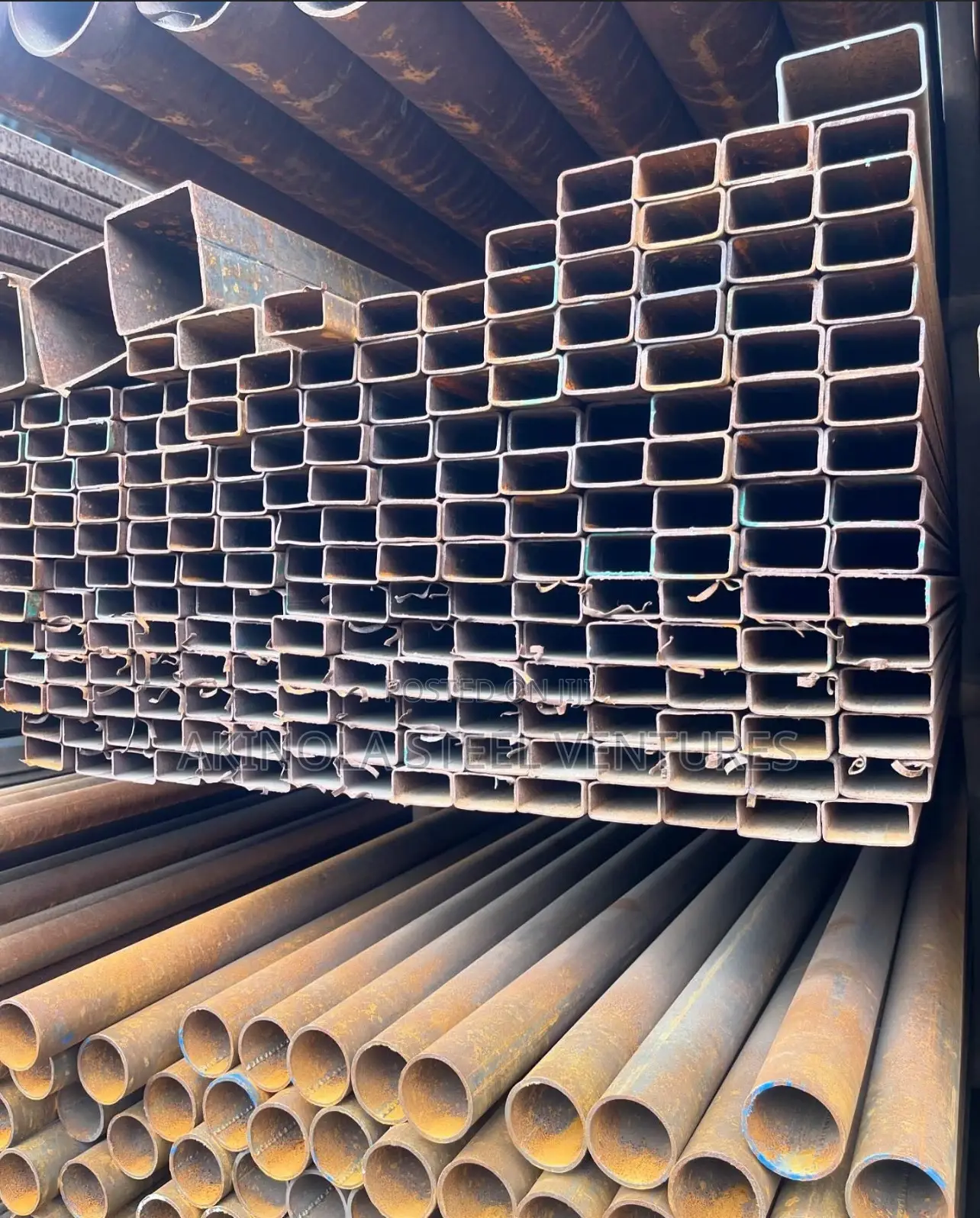 50x25 by 2mm Black Square Pipe Ms 2by1
