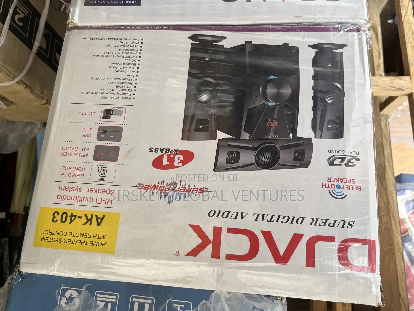 Djack 3.1 (Ak-403) Bluetooth Home Theatre