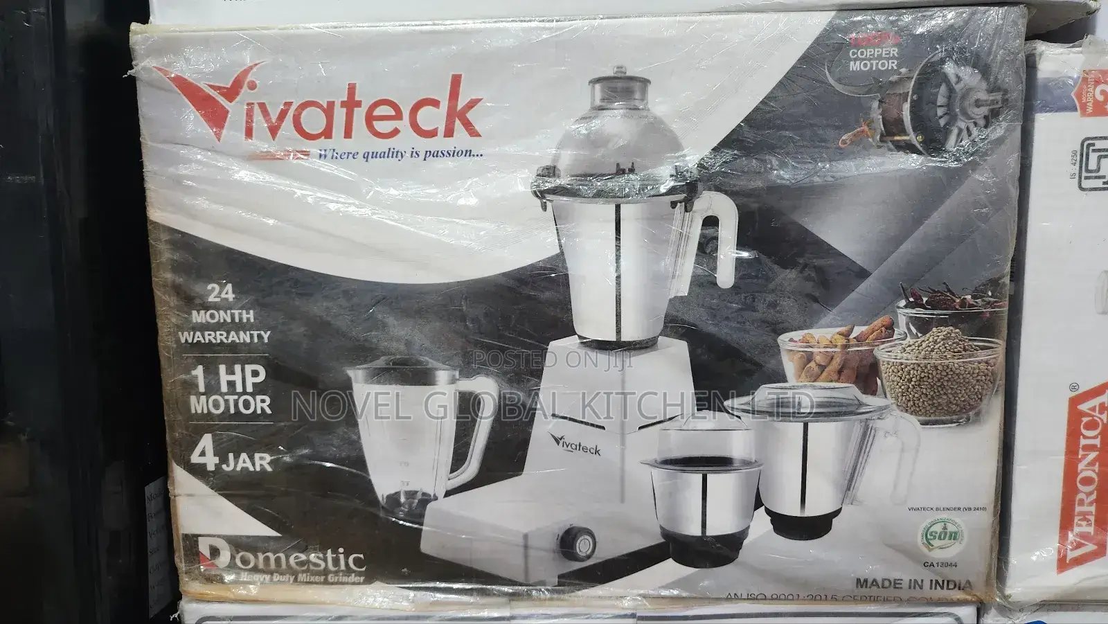 Vitateok 4jar Mixer Grinder