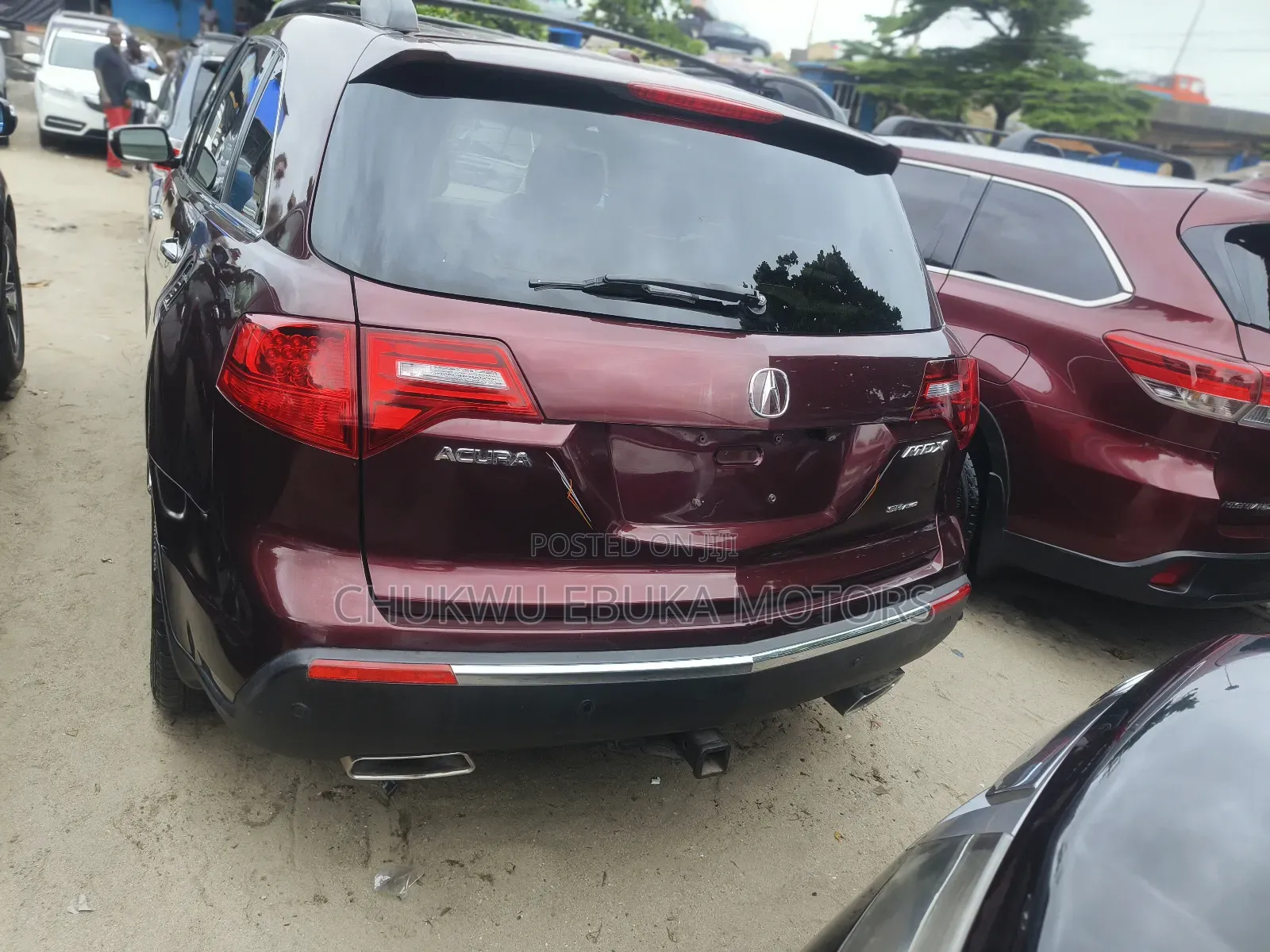 Acura MDX Technology Package SUV AWD (3.7L 6cyl 6A) 2012 Red