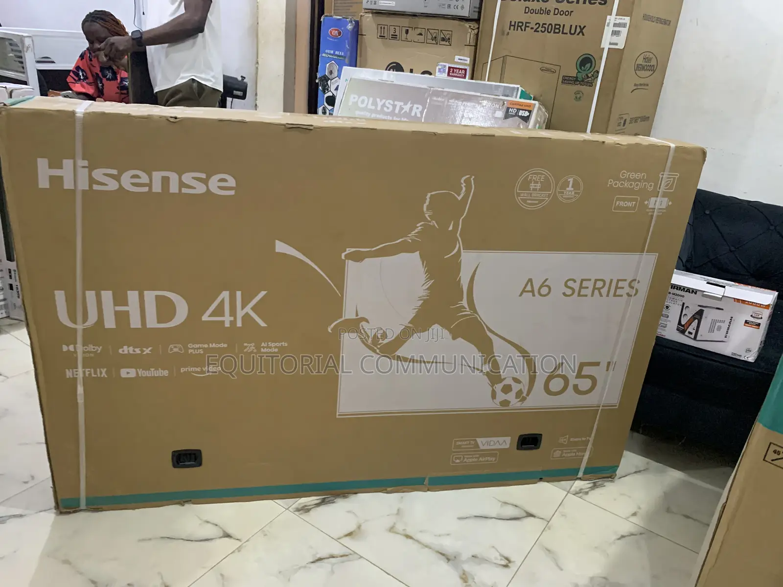 Hisense 65-Inch Vidaa Smart Uhd Led Tv