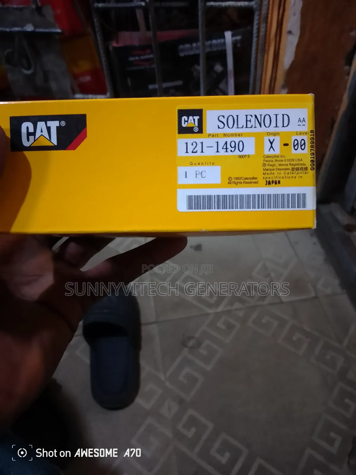 Mantrac Solenoid 121-1490 Or Perkins Generator