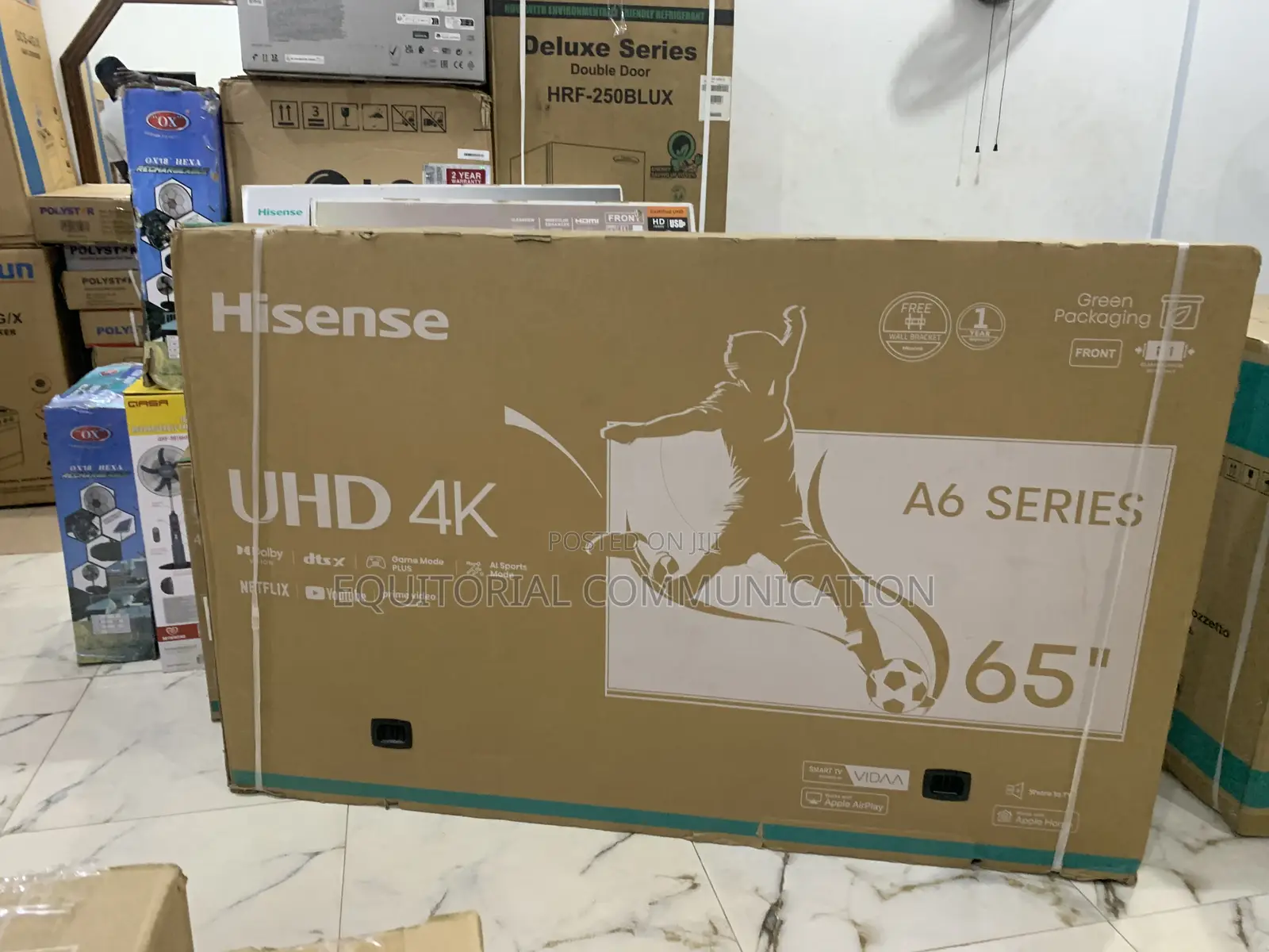 Hisense 65-Inch Smart Tv With Netflix, Youtube