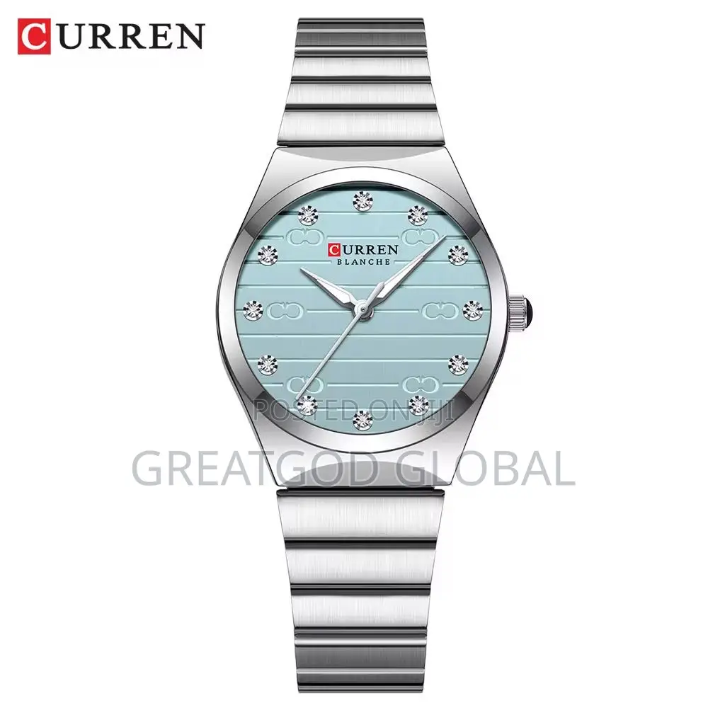 Curren Original Quartz Watch for Women Gold and Silver