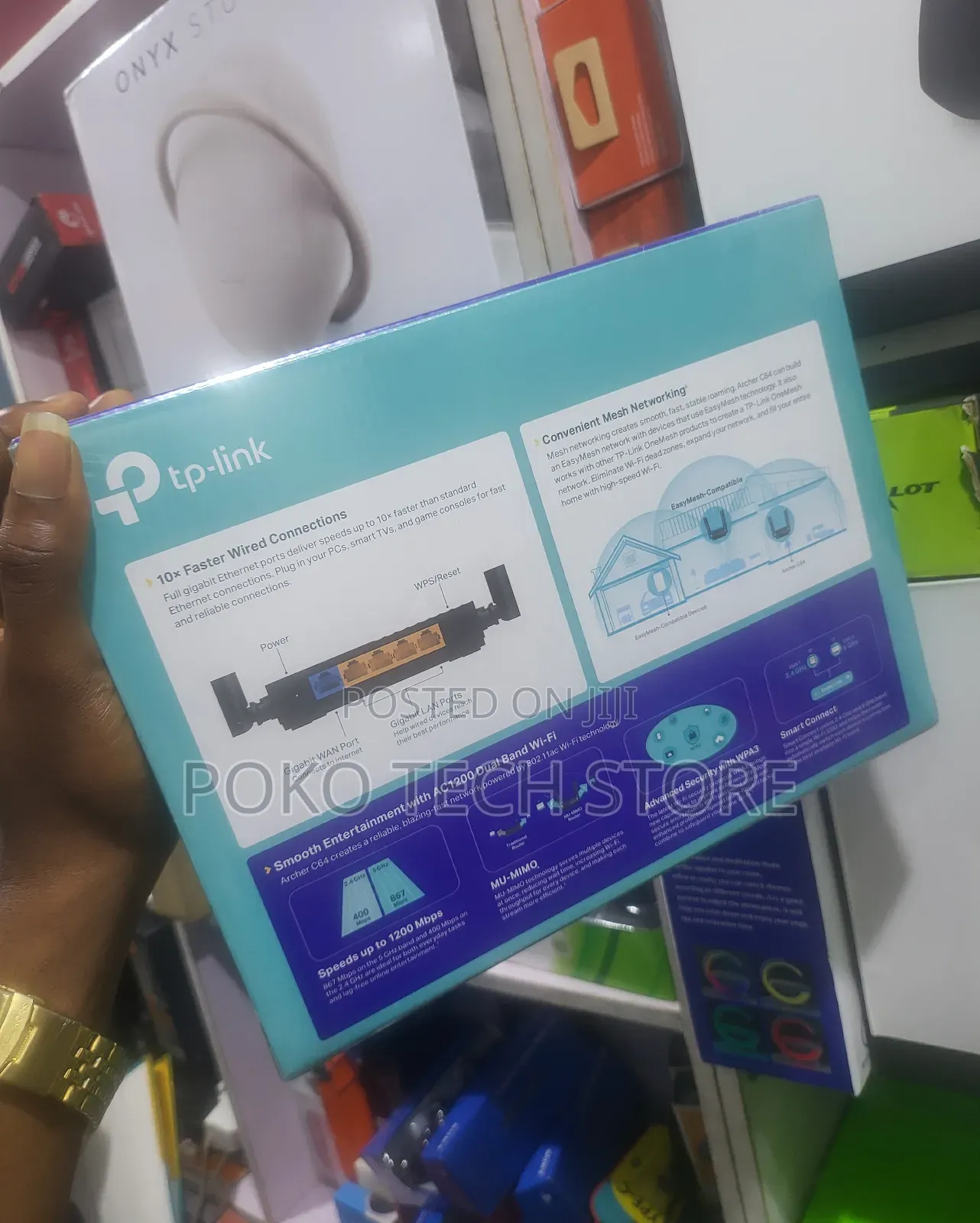 Tp-link Archer C64 Ac1200 Dual-band Gigabit Wi-fi Router.