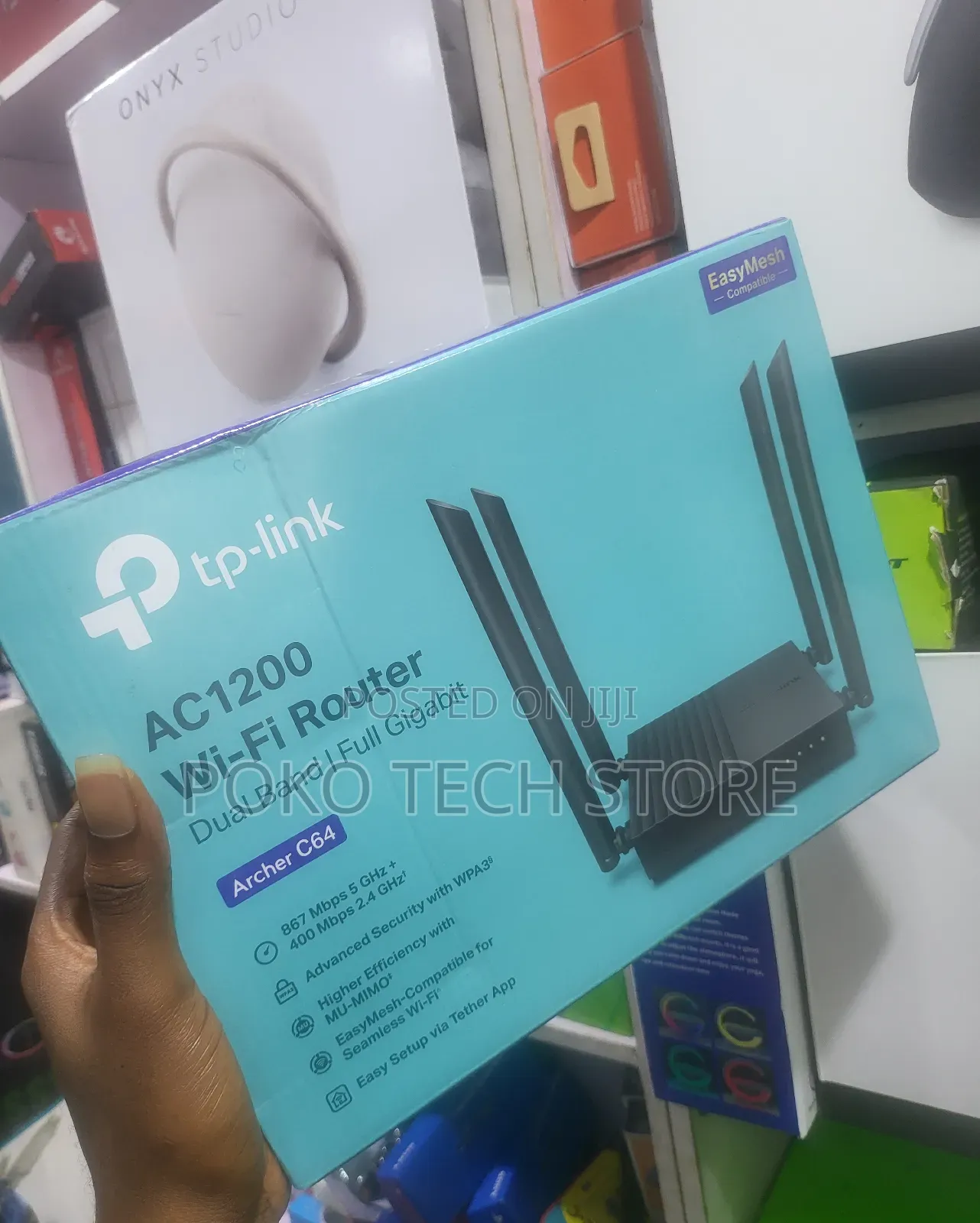 Tp-link Archer C64 Ac1200 Dual-band Gigabit Wi-fi Router.