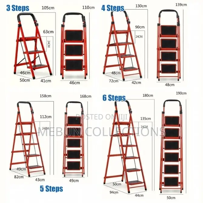 6 Step Foldable Ladder/ 4,5,6 Steps Ladder