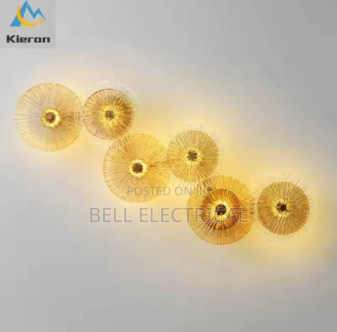 6 Display Post-Modern Luxury Crystal Led Wall Lamps