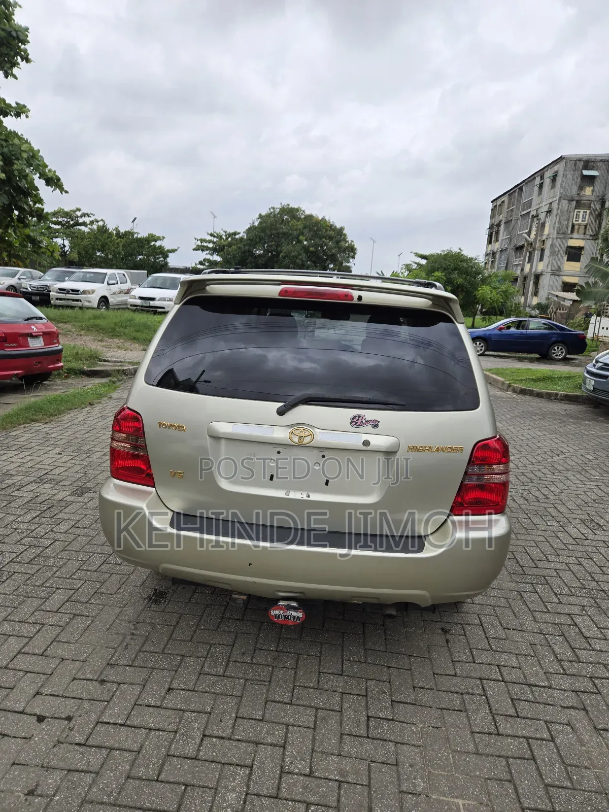 Toyota Highlander V6 AWD 2003 Gold
