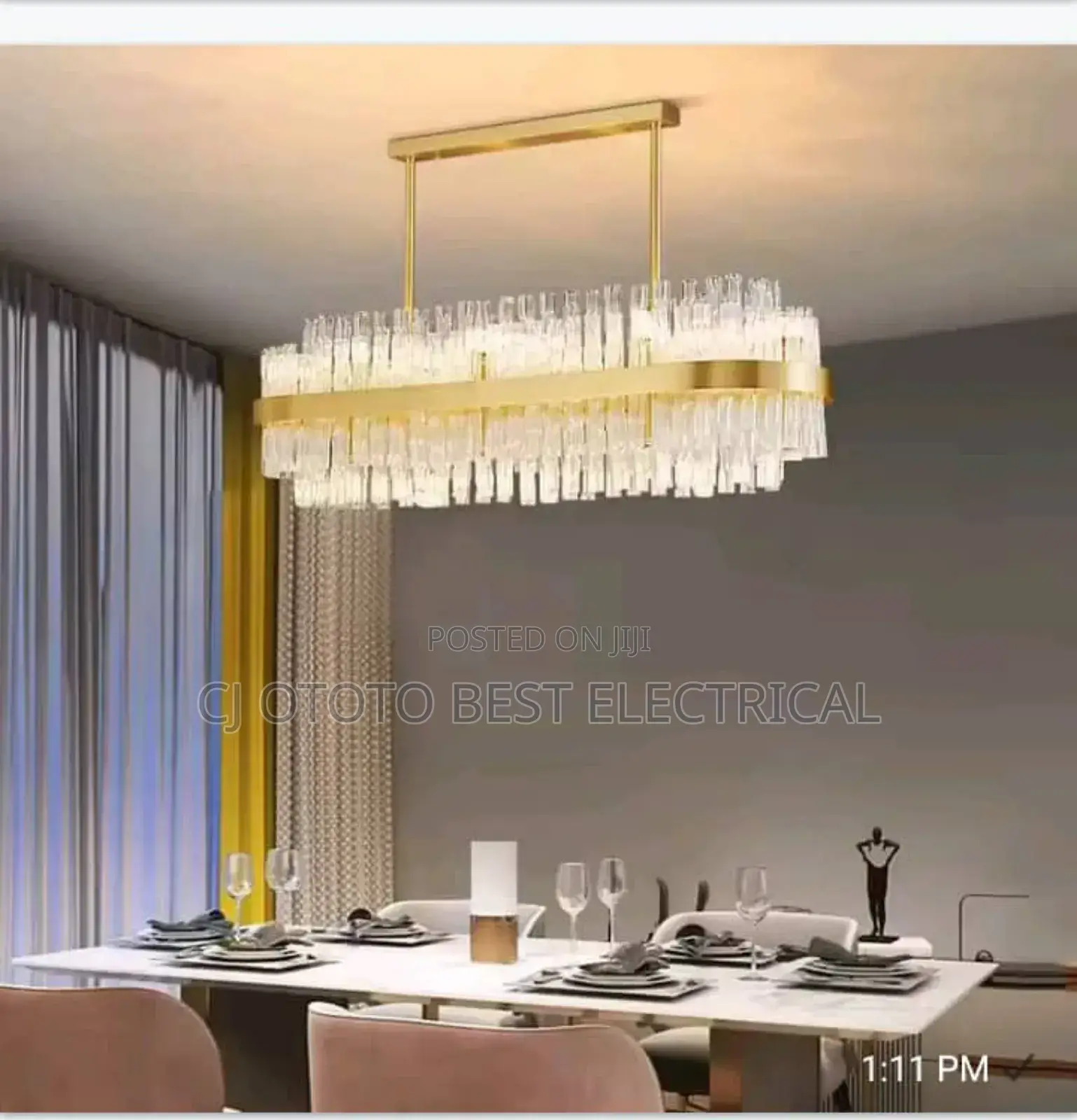 Crystal Luxury Chandelier Light, Living Room Dining Room