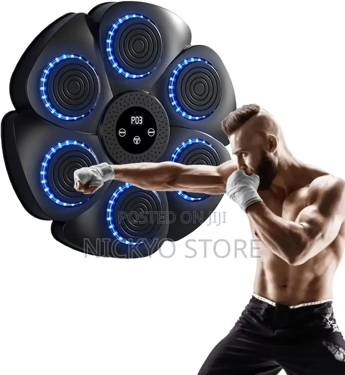 Smart Electronic Boxing Wall Target – Music Light Feedback