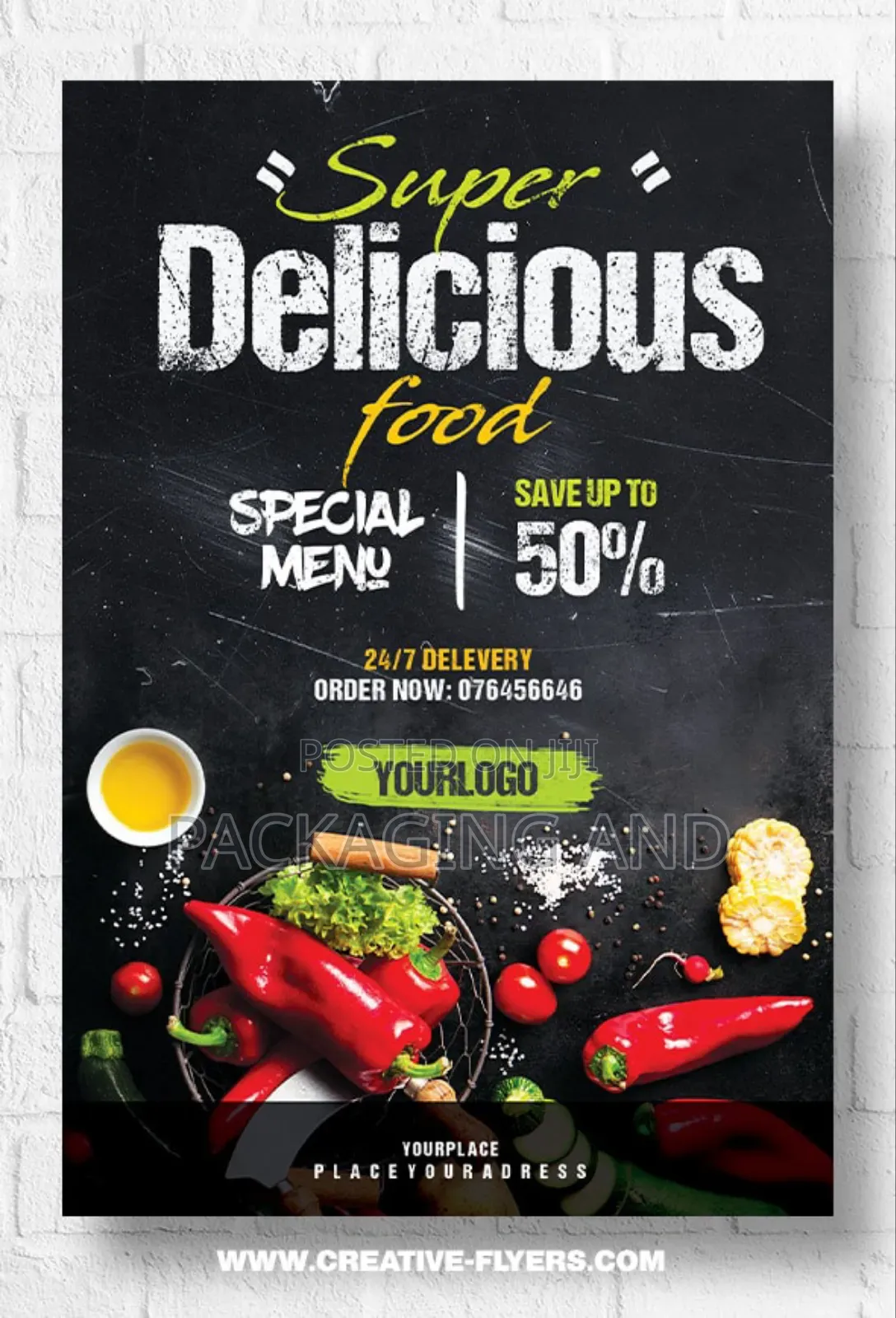 Printed Promotional Flyer for Product Launches