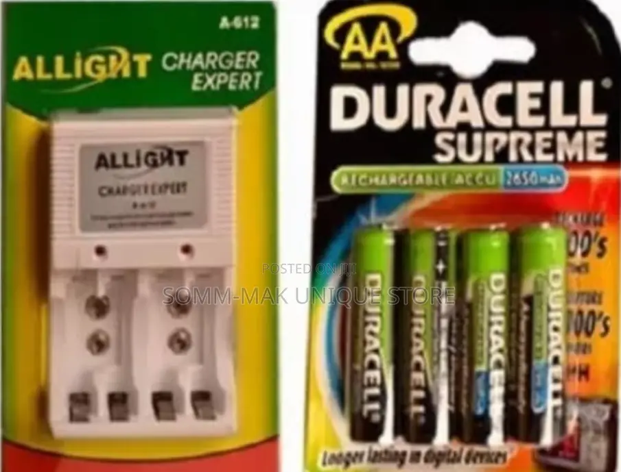 Supreme Aa Rechargeable Batteries With Allight Charger