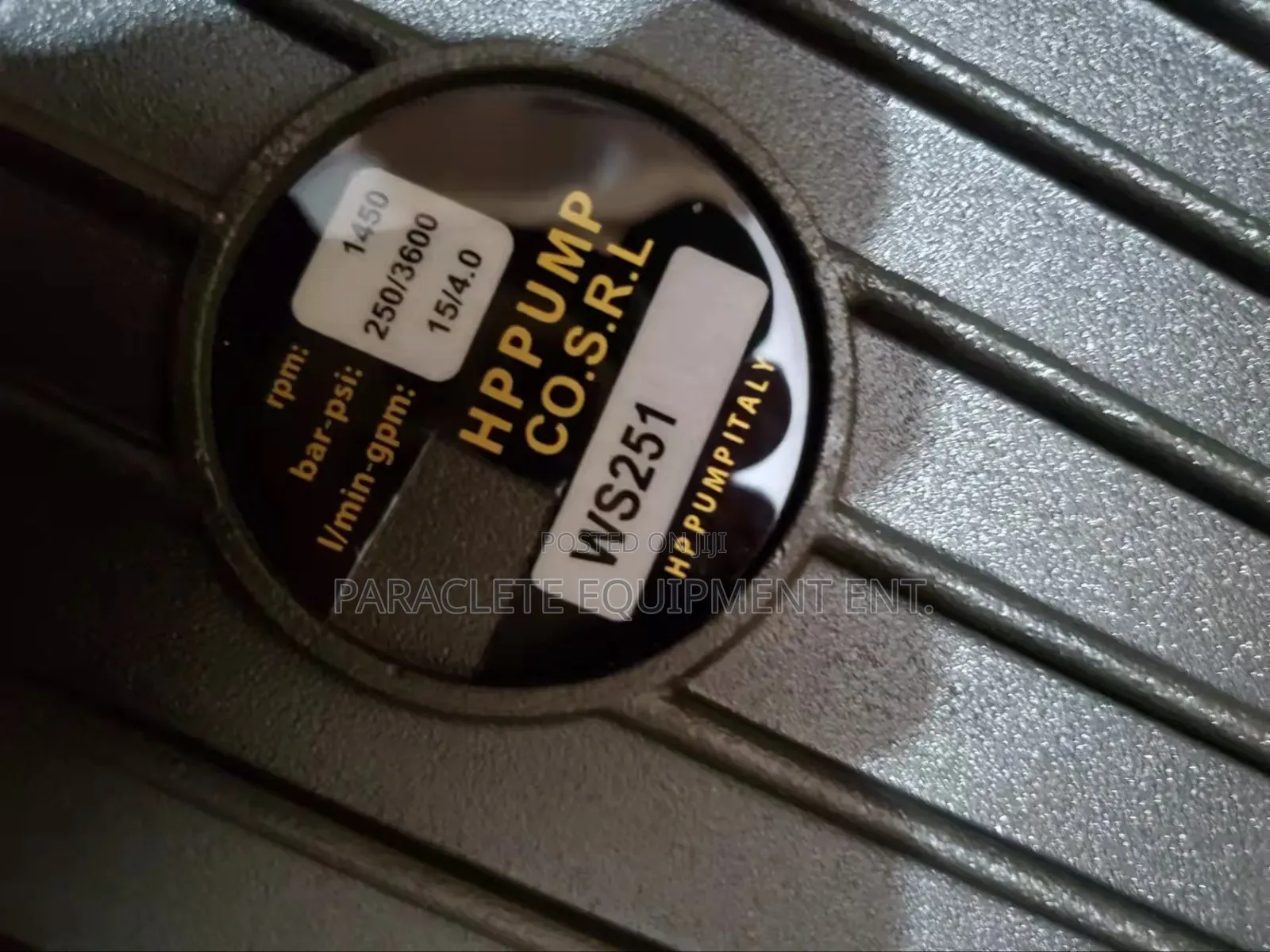 Ws251 Pressure Piston Pump