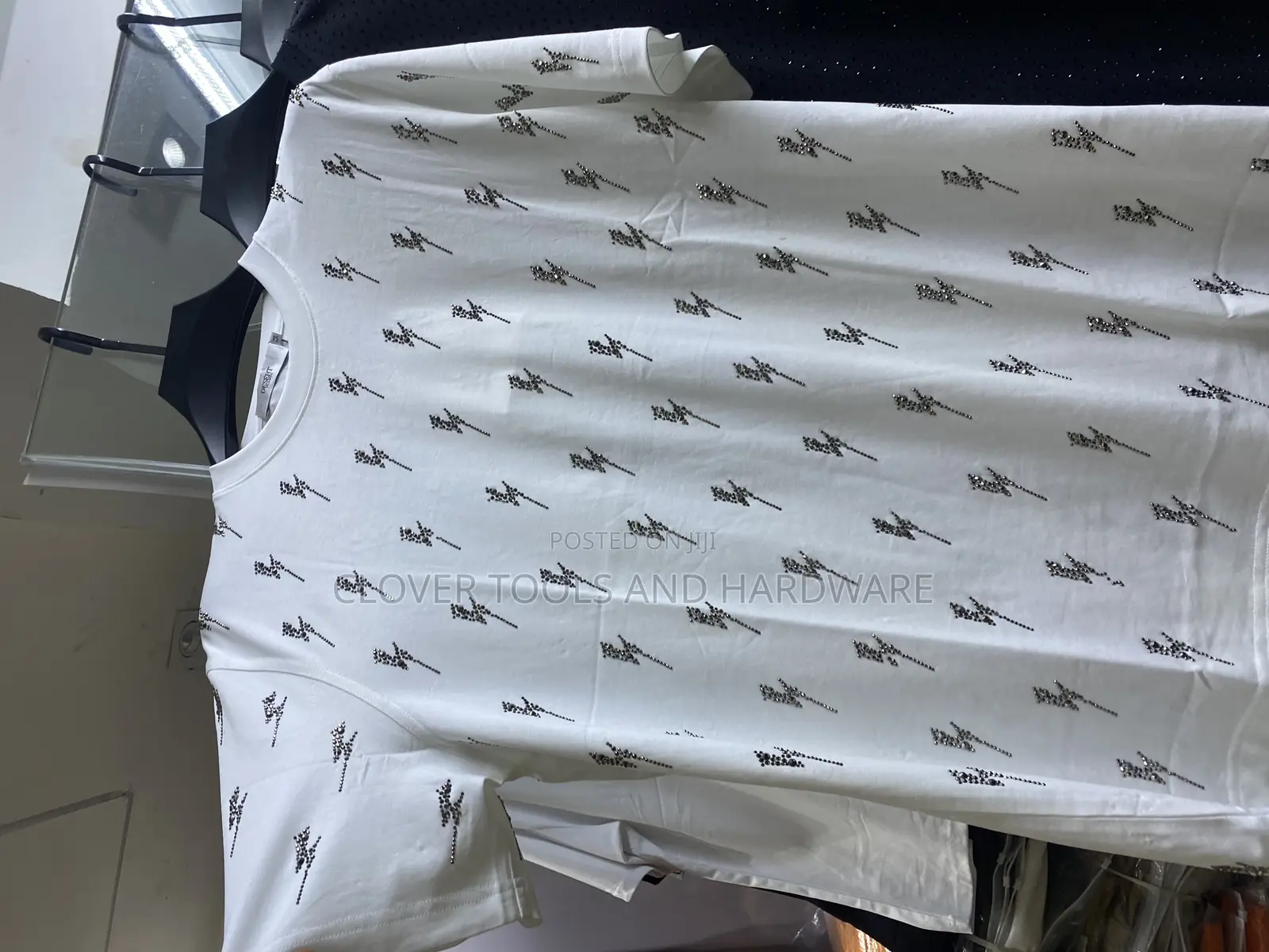 Luxury Cotton Pullover Stone White T Shirts Unisex