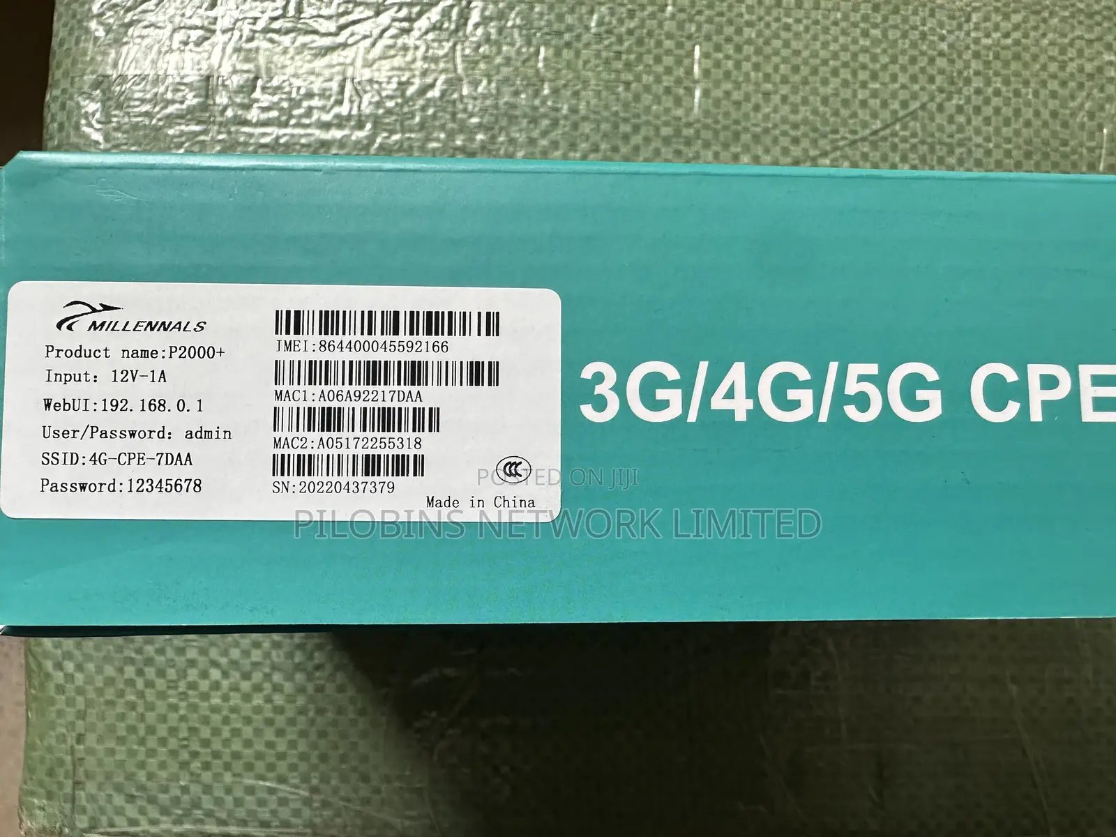 Lte Cpe 5g Sim Router
