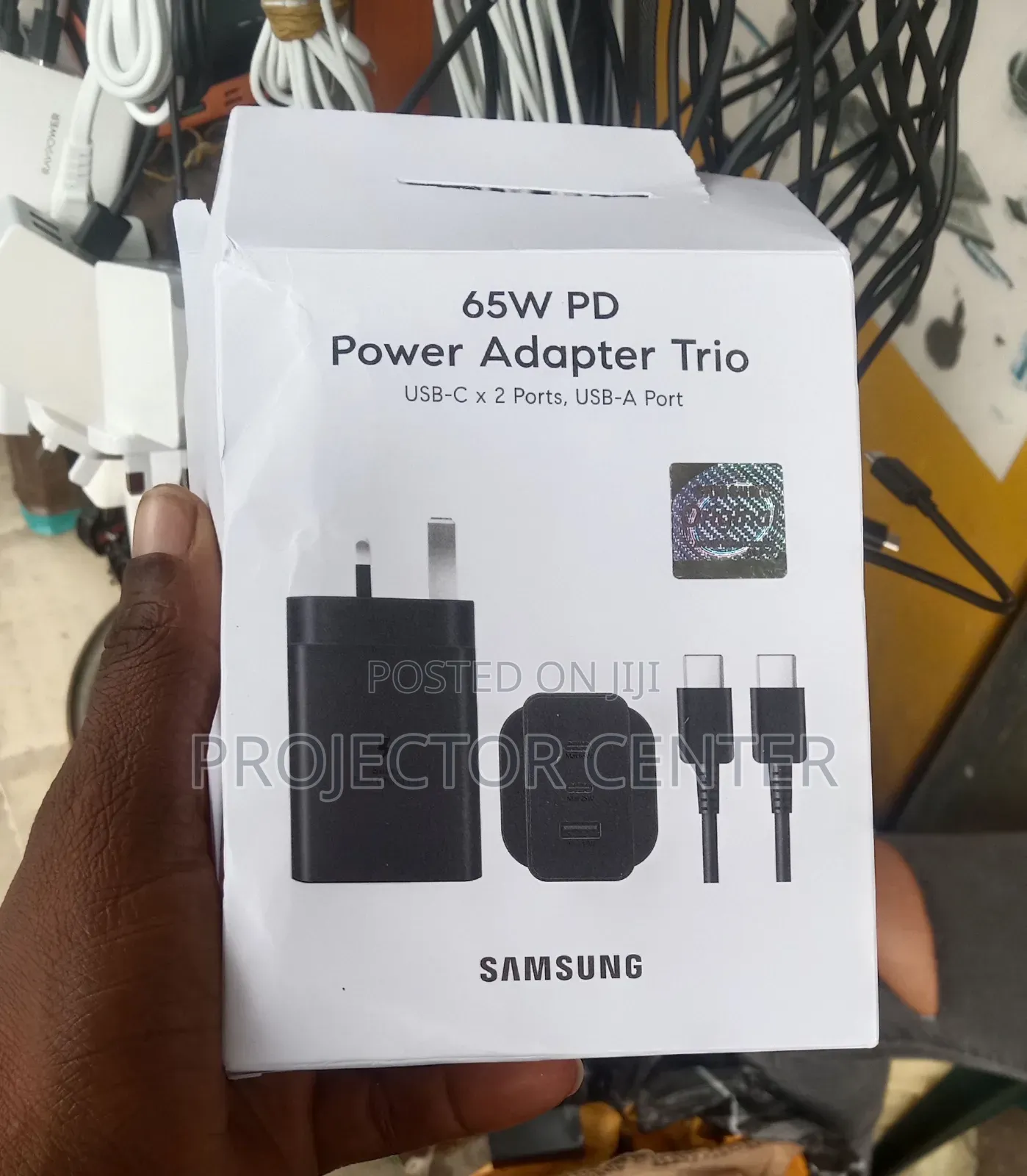 Samsung 65w Pd Power Adapter Trio(Usb-C X2port, Usb -A)