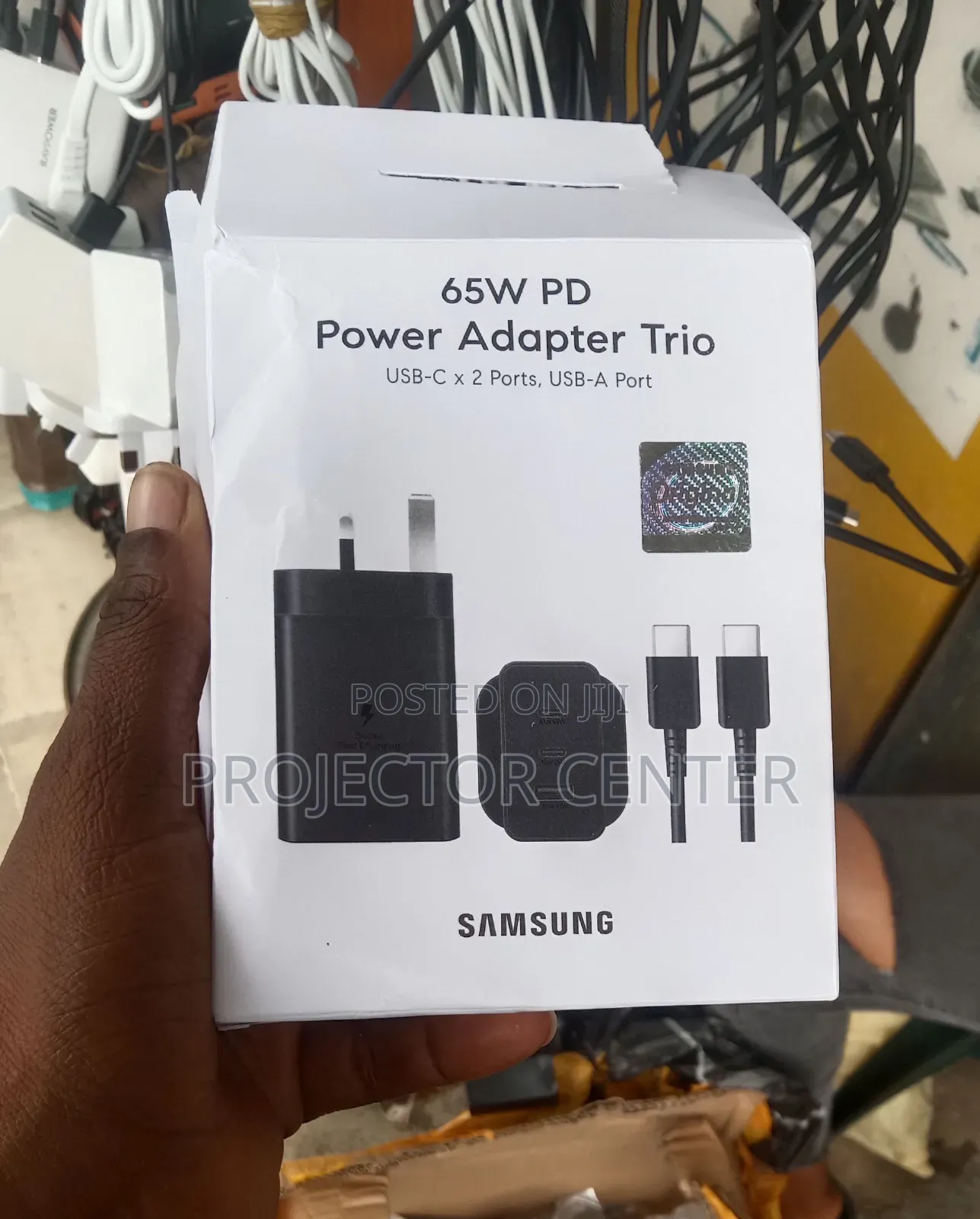 Samsung 65w Pd Power Adapter Trio(Usb-C X2port, Usb -A)