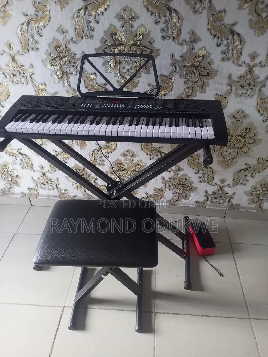 Quality Learner's Keyboard Piano With Stand and Stool