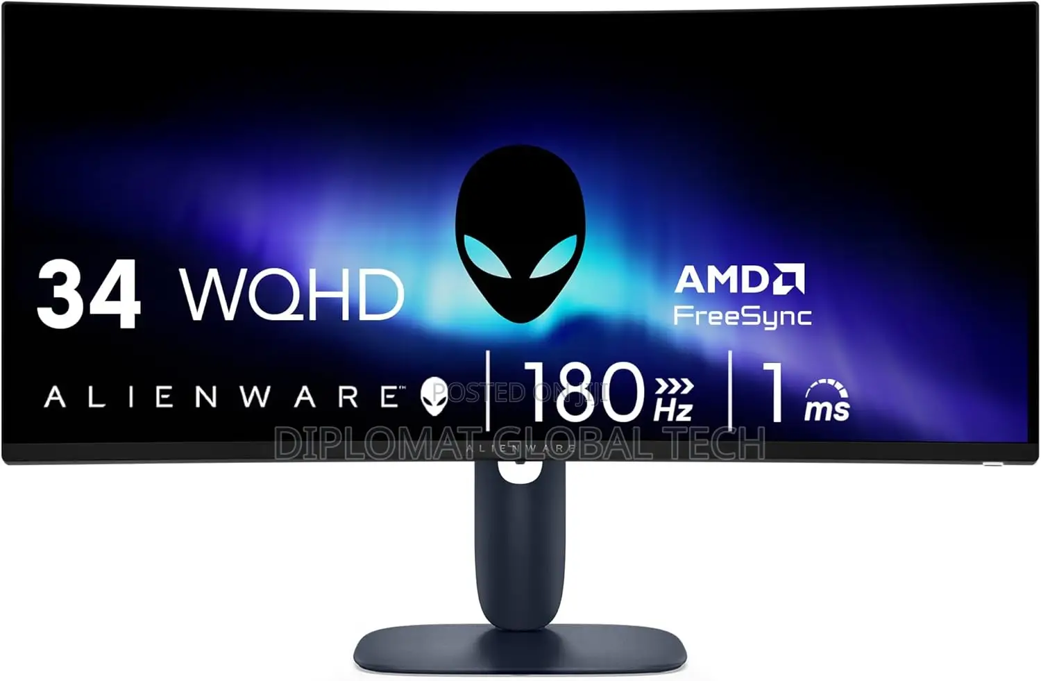 Dell Alienware Aw3425dwm 34-Inch WQHD Curved Gaming Monitor