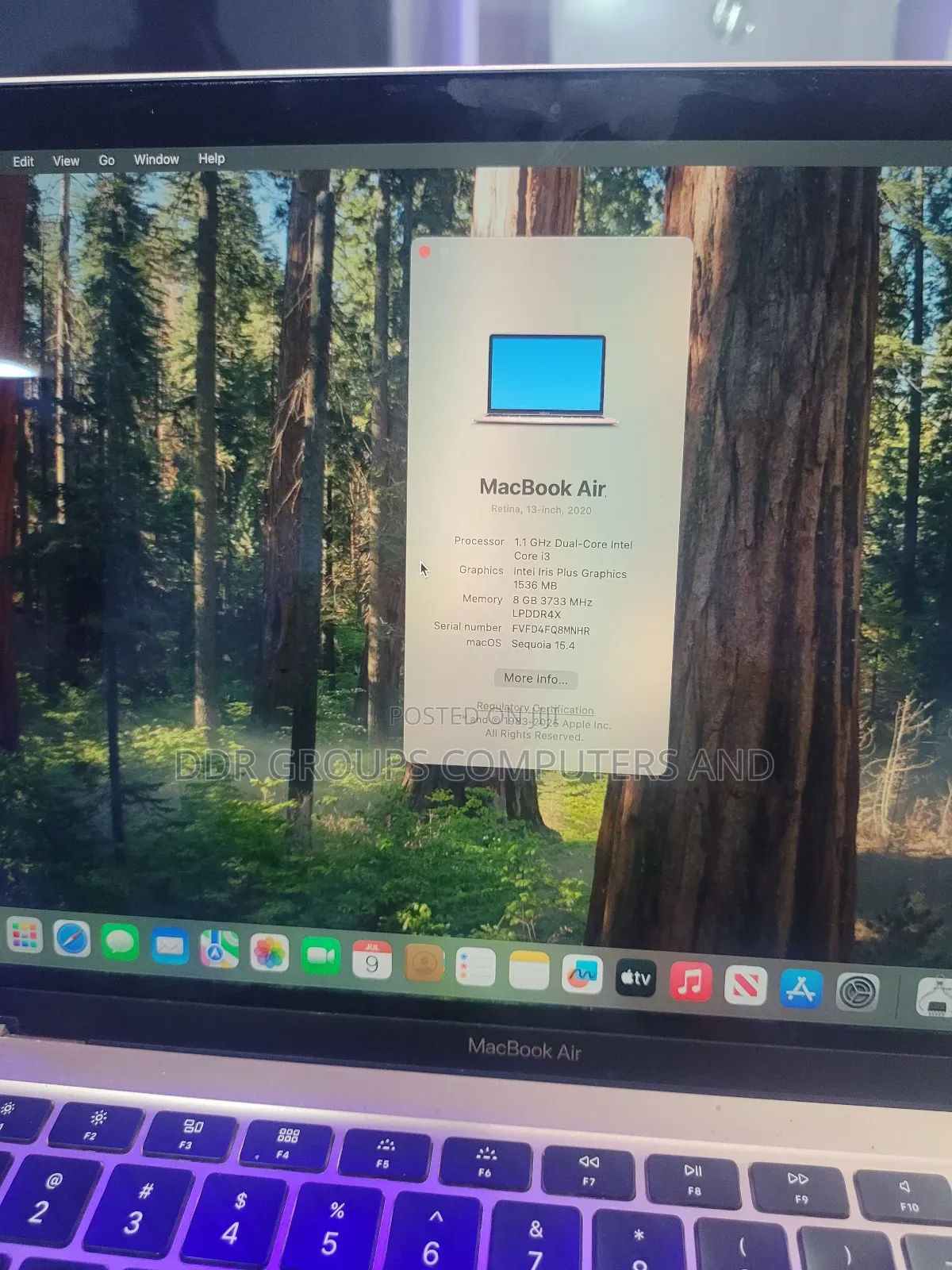 Laptop Apple MacBook Pro 2020 8GB Intel Core i5 SSD 256GB
