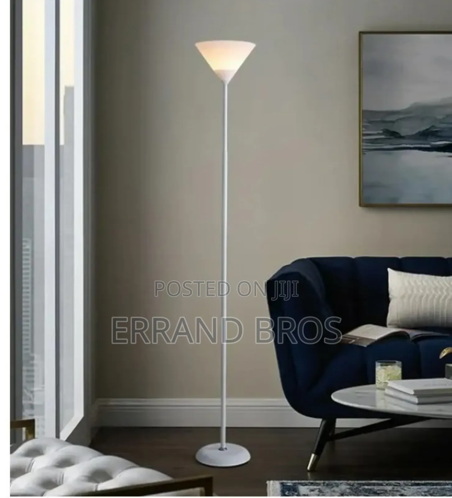 Uplighter Floor Lamp - Silver