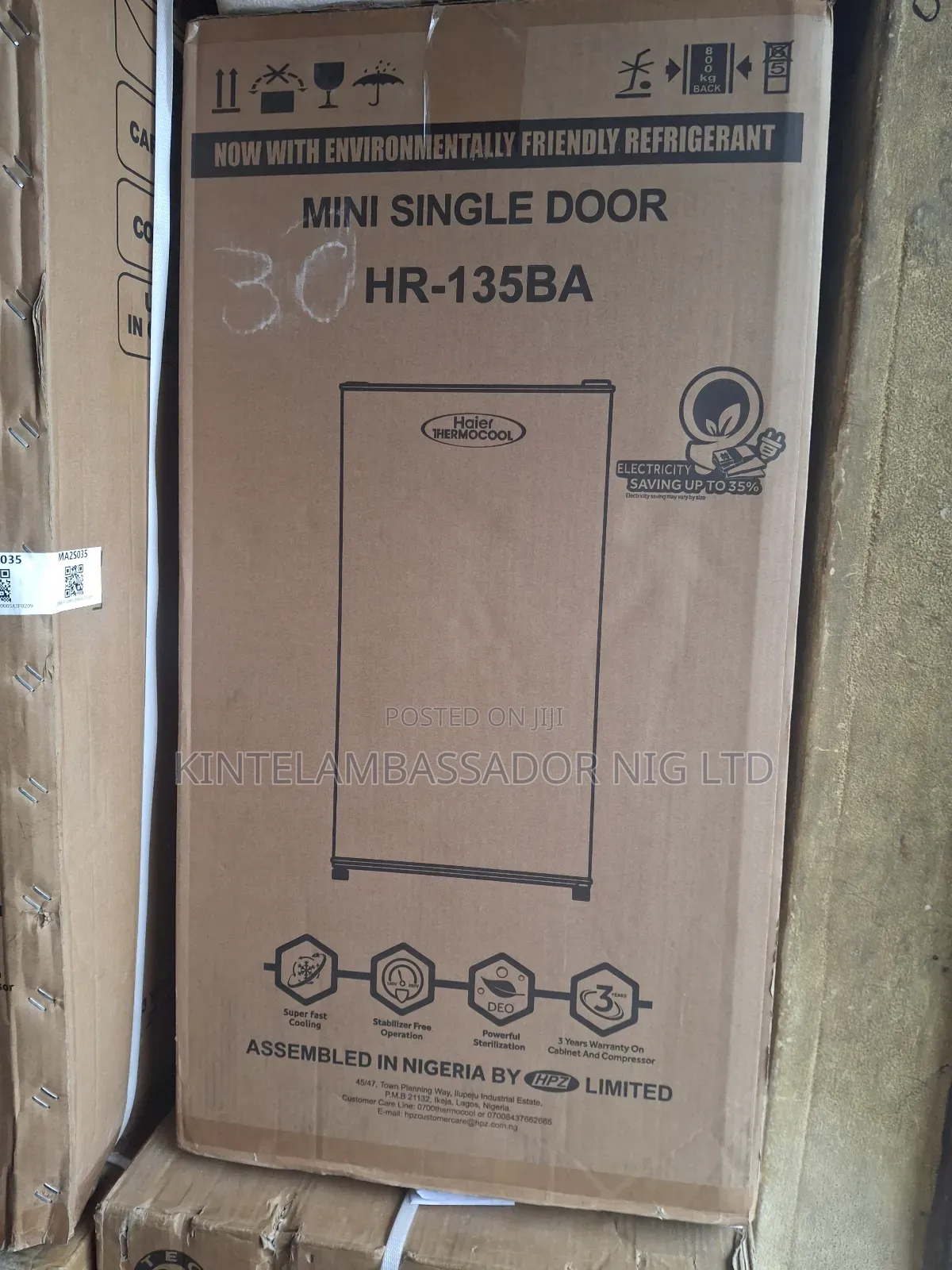 Thermocool Mini Single Door Refrigerator-Hr-135ba