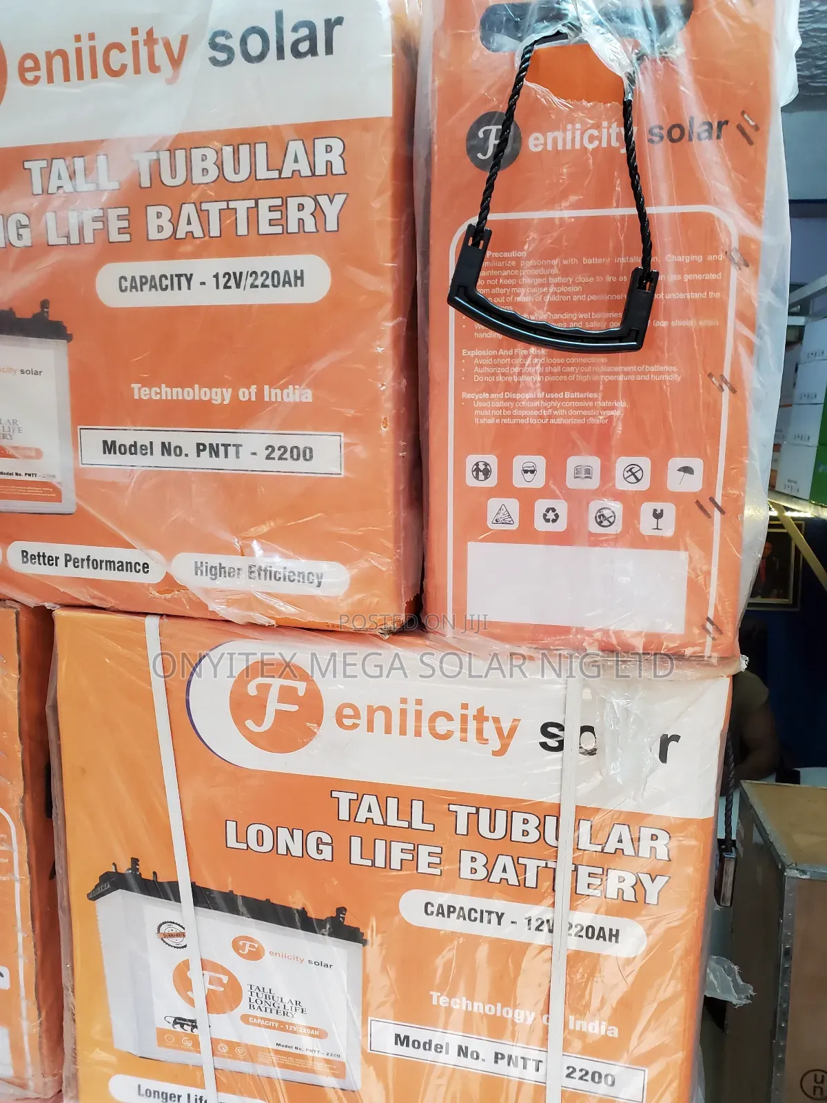 Feniicity Tall Tubular Long Life Battery 220ah