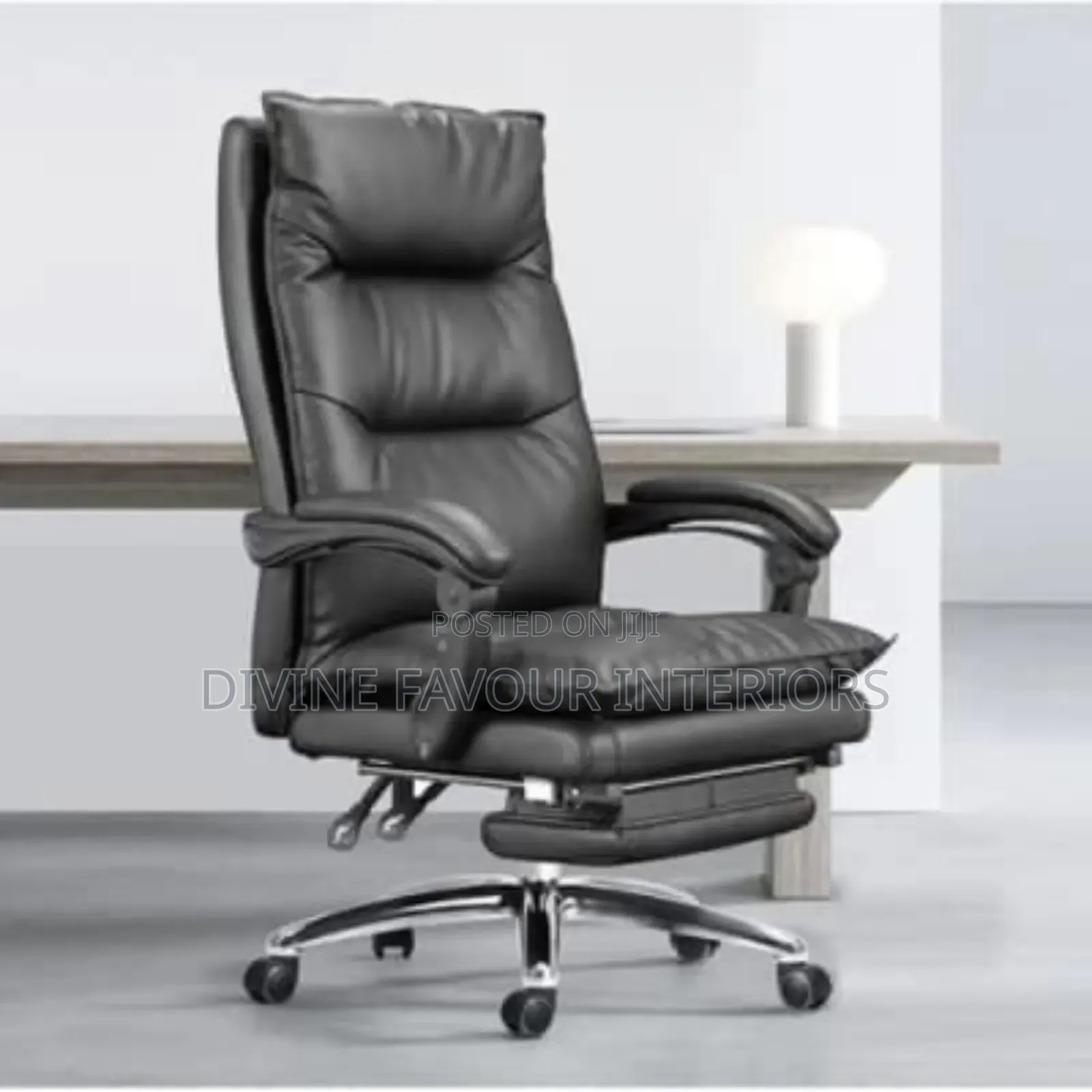 High Back Leather Ergonomic Office Swivel Chair