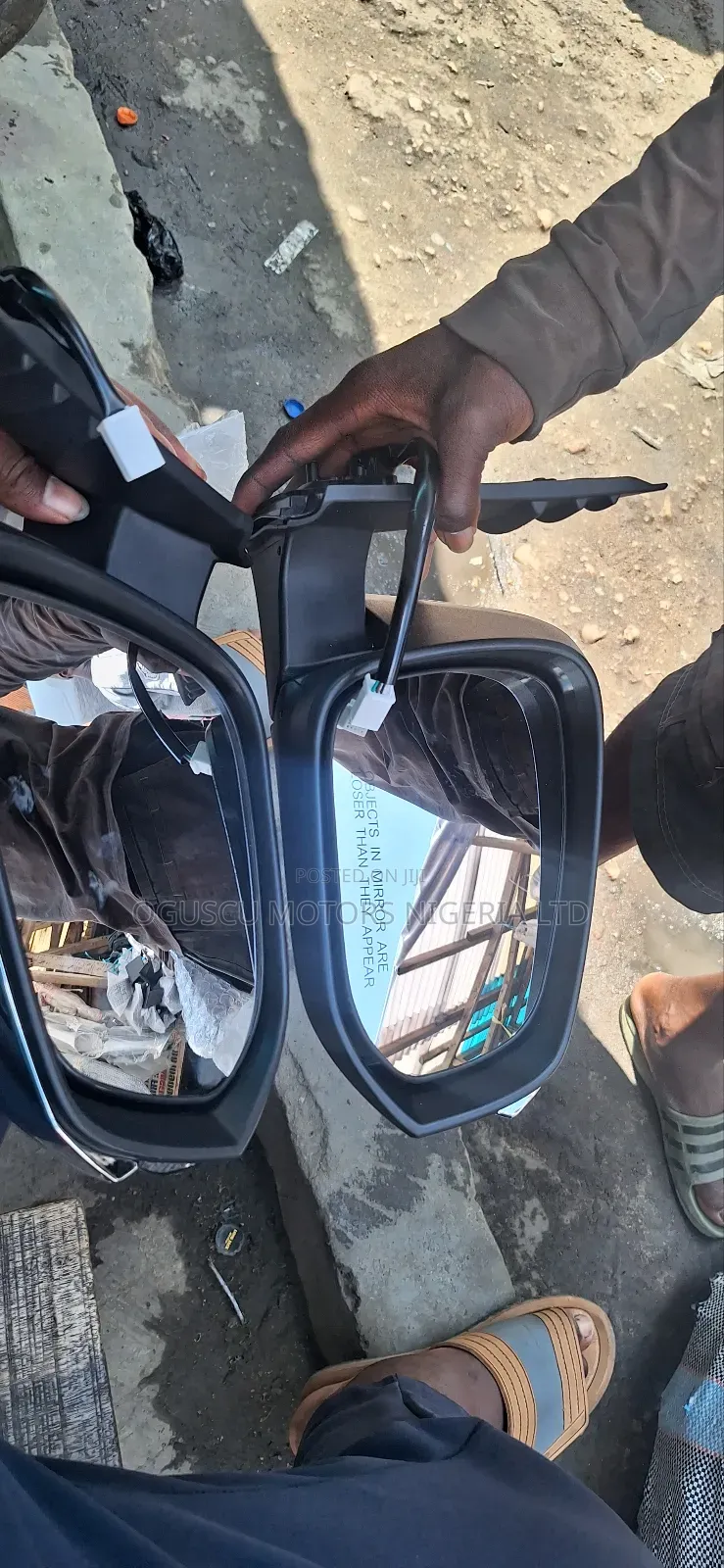 Side Mirror Hilux 2020 Model Stainless