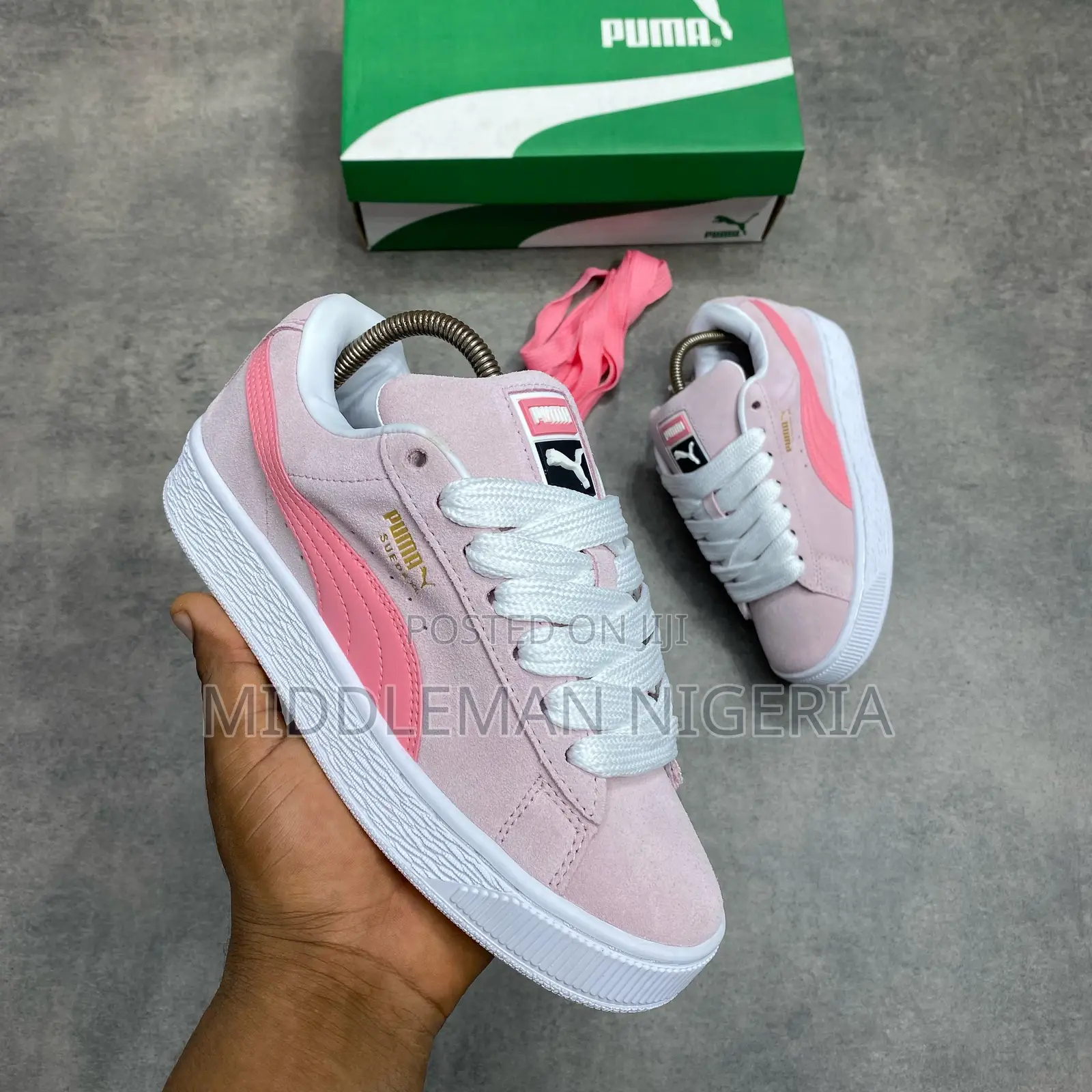 Puma Xl Suede Whisk of Pink N Passion Fruit Female Sneakers