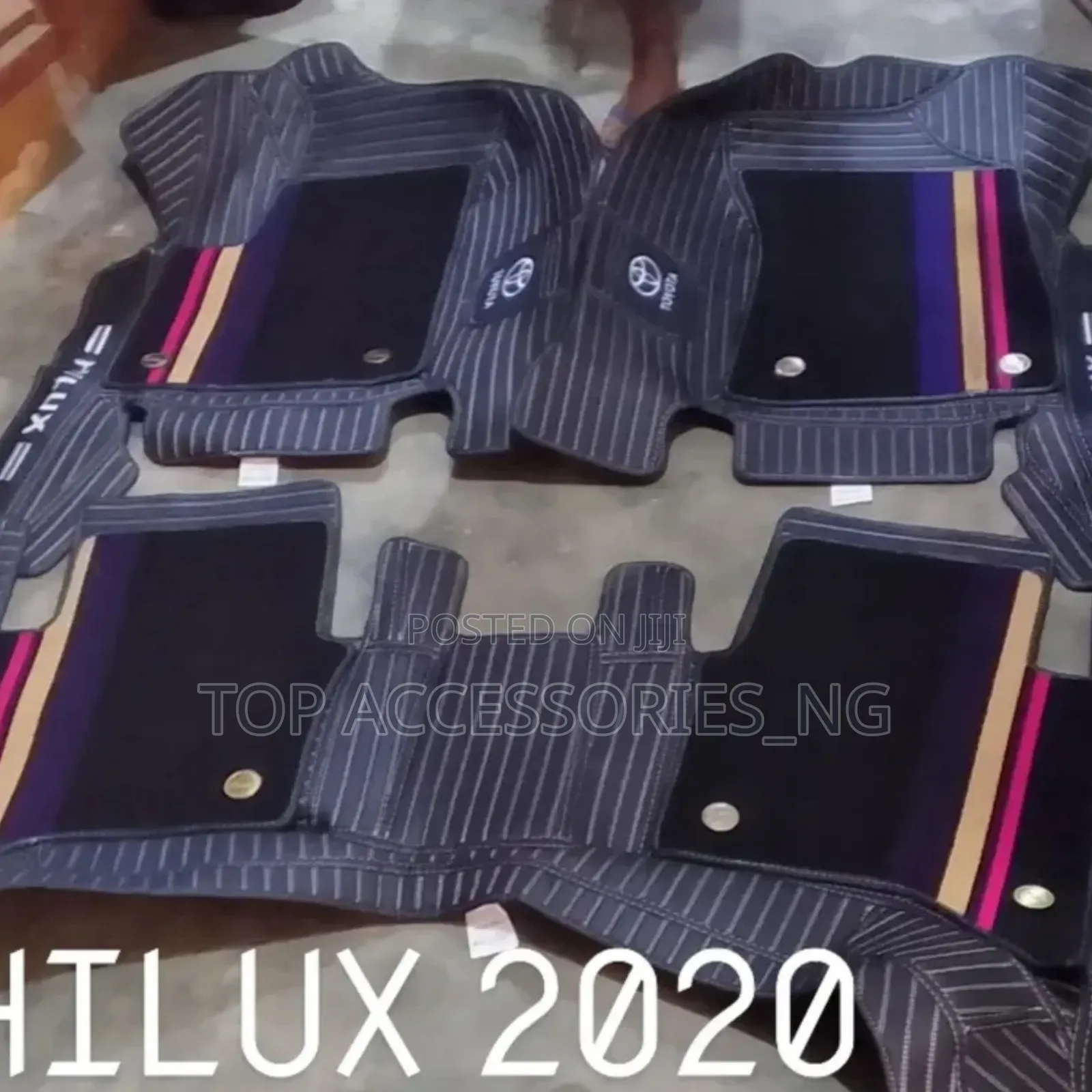 Double Layer Foot Mat for Hilux 2020
