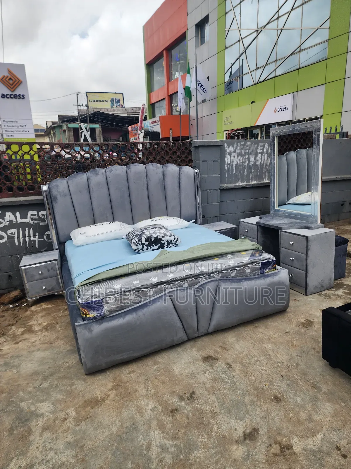 Executive Standard 6by6 Bed Frame With Other Accessories.