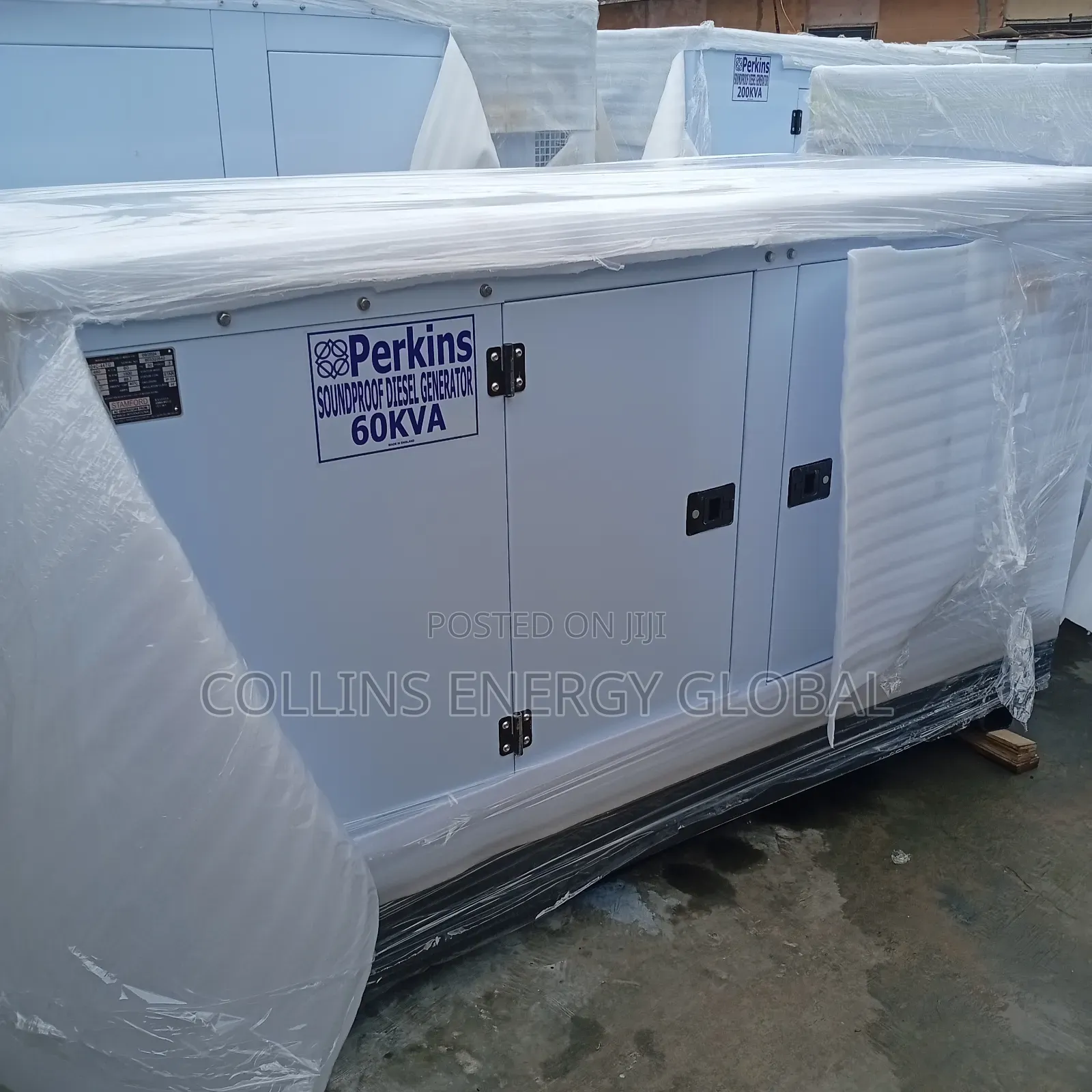 60kva Uk Perkins Soundproof Copper Coil Generator