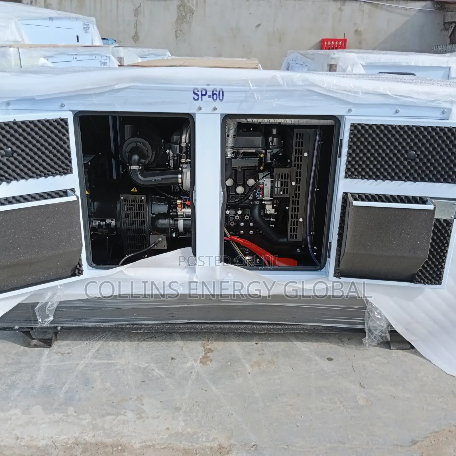 60kva Uk Perkins Soundproof Copper Coil Generator