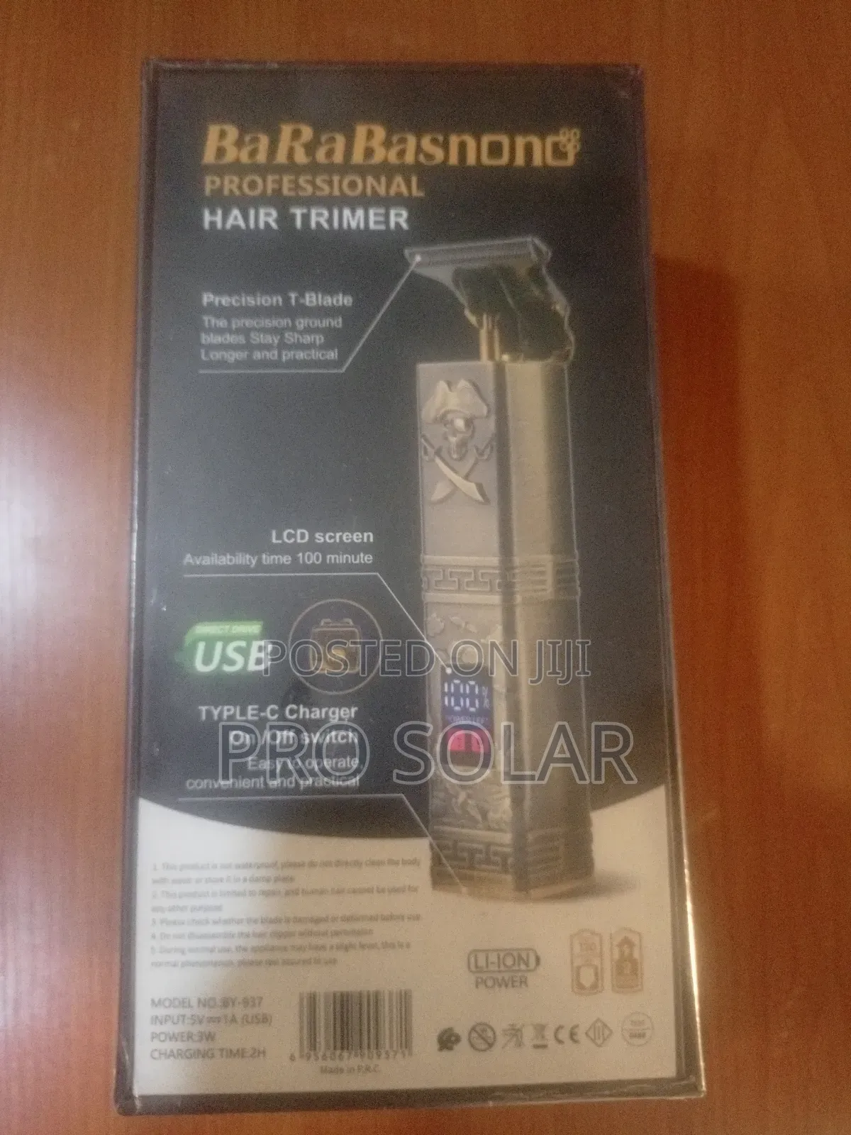 Barabasnono Professional Hair Trimer