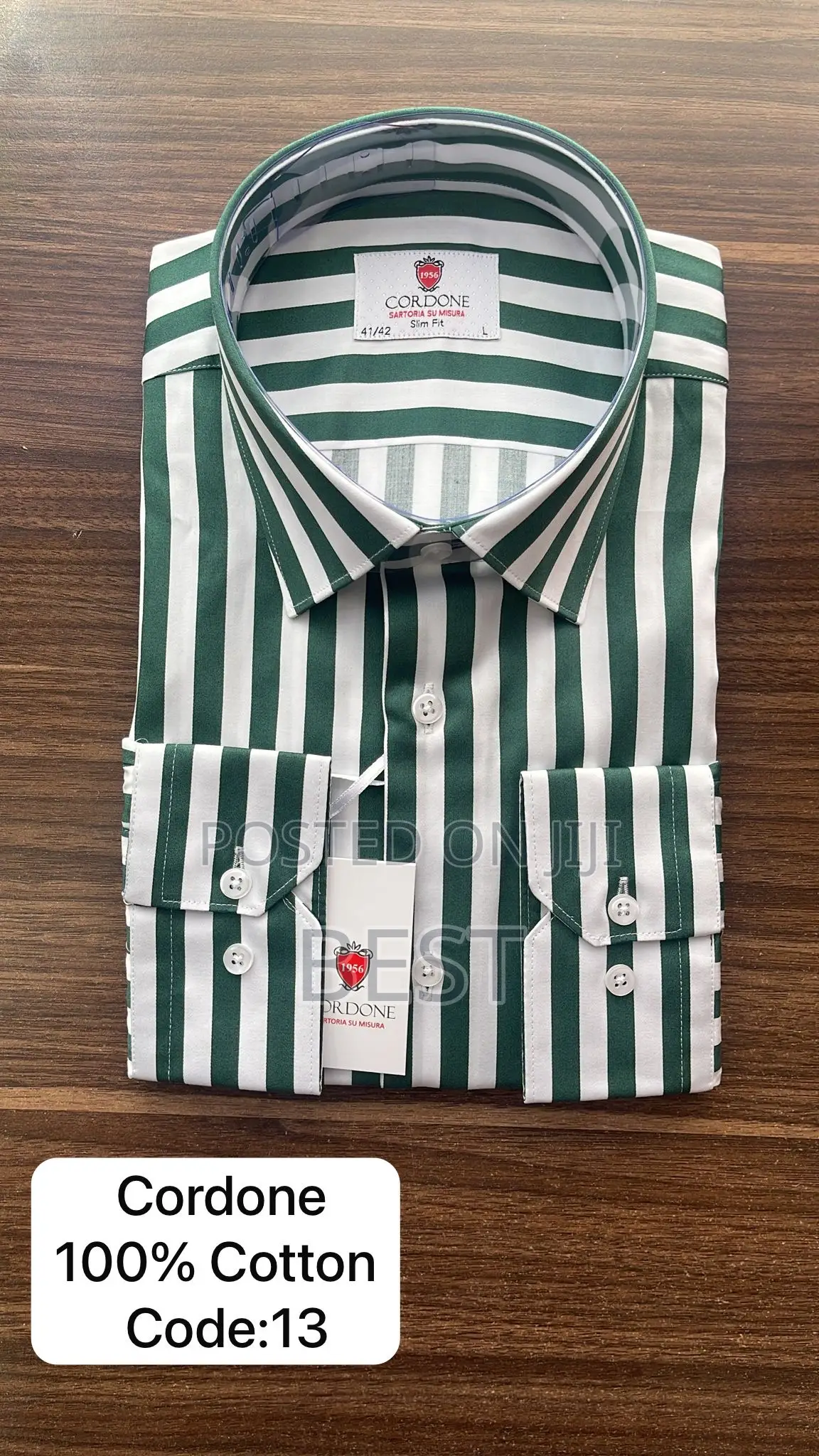 Italian Luxury Strips Quality Shirts