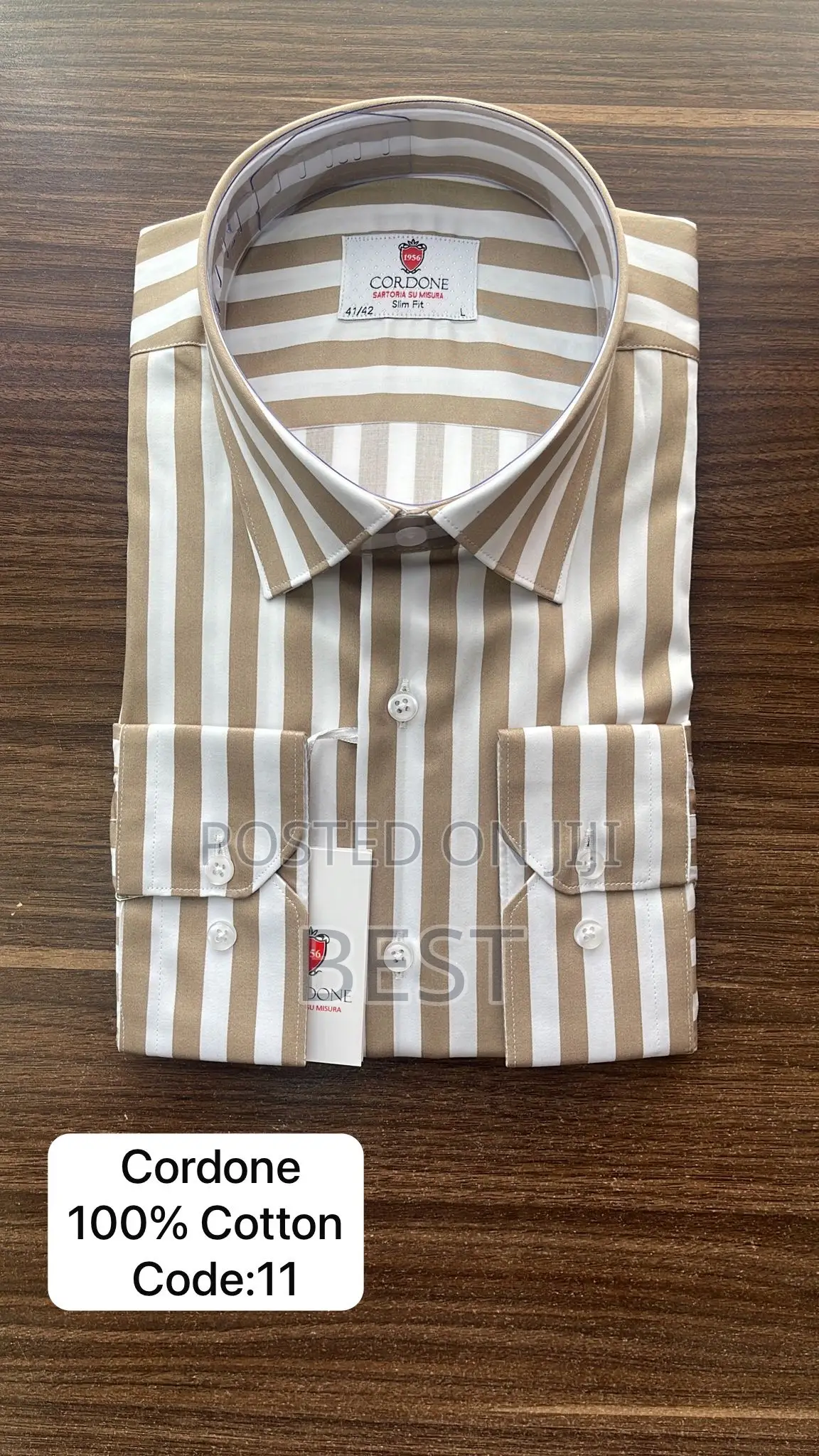Italian Luxury Strips Quality Shirts