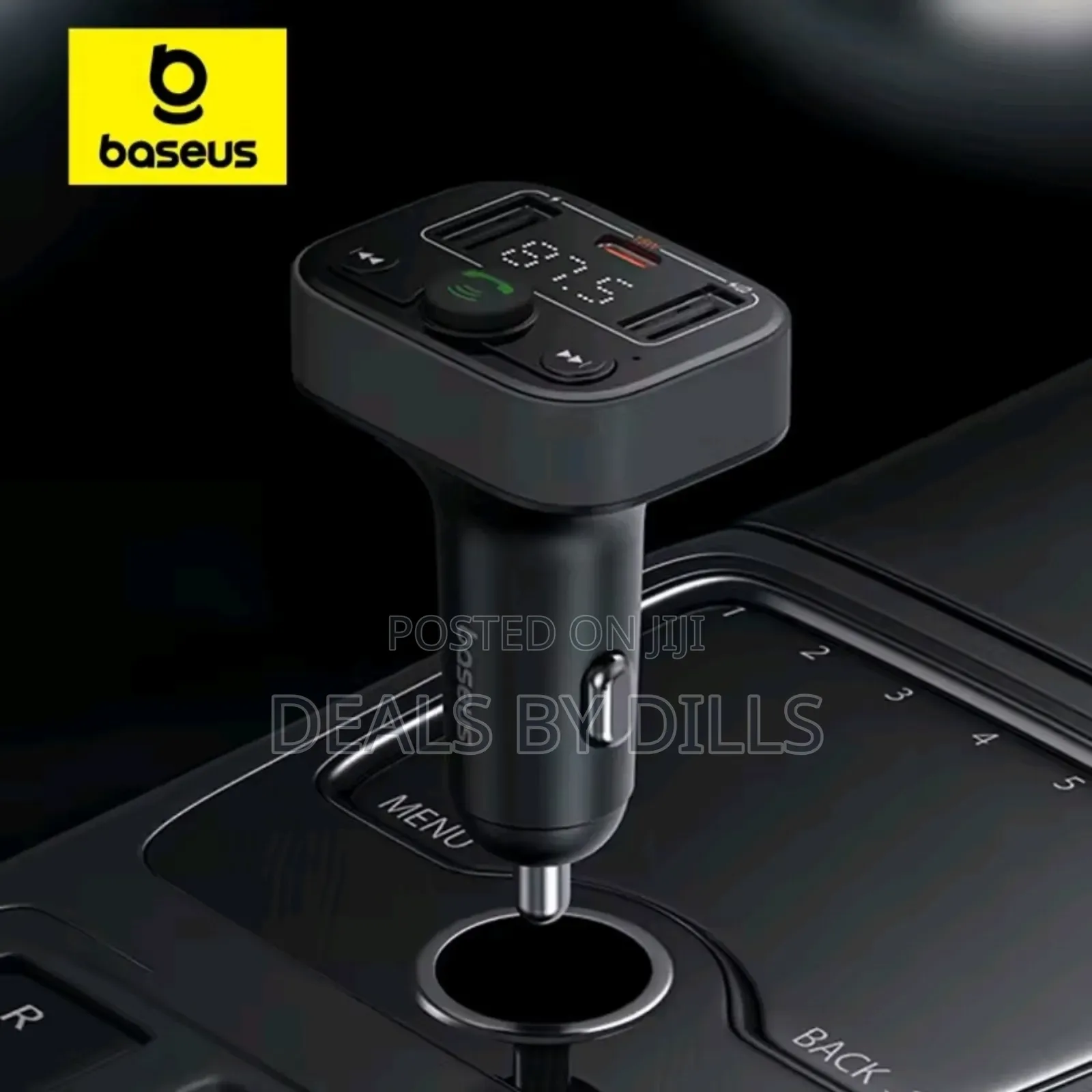 Baseus Fast Charge Car Fm Transmitter Handsfree