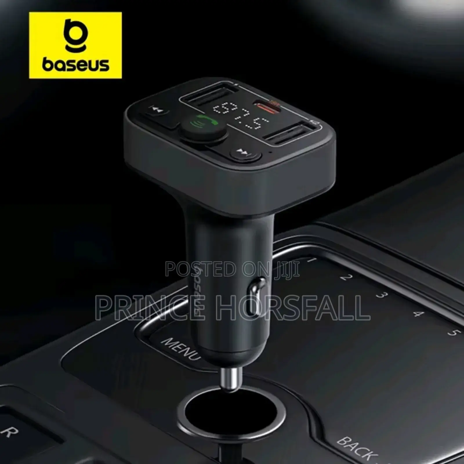 Baseus Fast Charge Car Fm Transmitter Handsfree