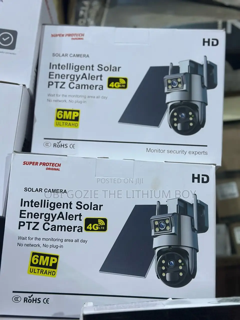 Ubox Dual Lens 6mp Solar Camera Is Available in Stock.